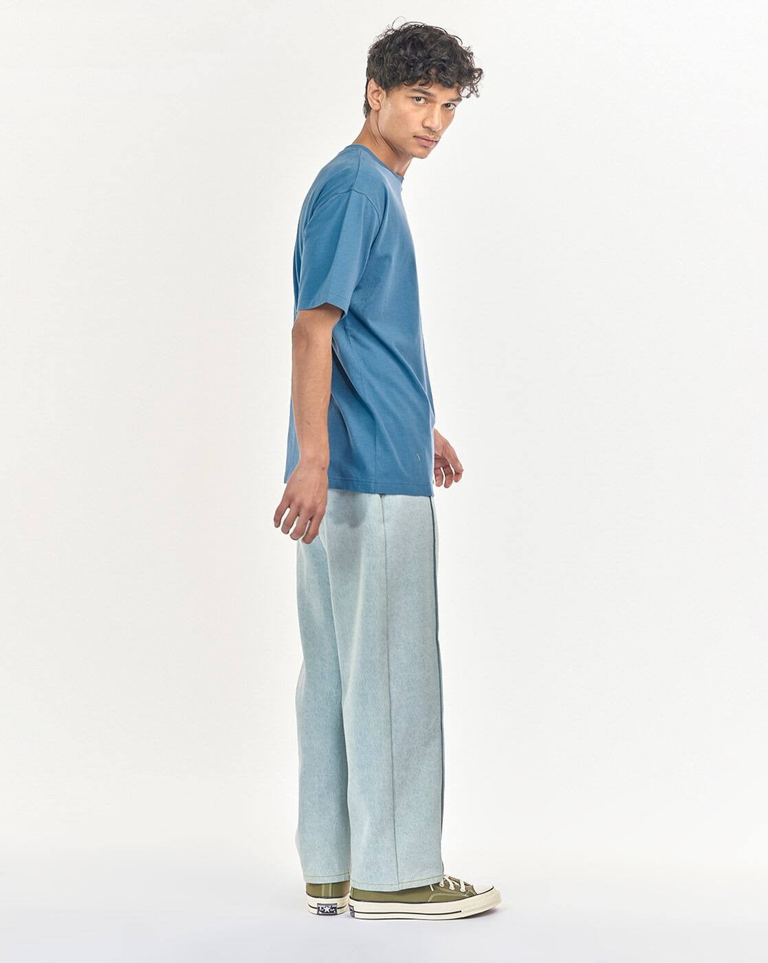 Regular Fit Crew-Neck Justin T-Shirt for Men – Minimalist Everyday Comfort