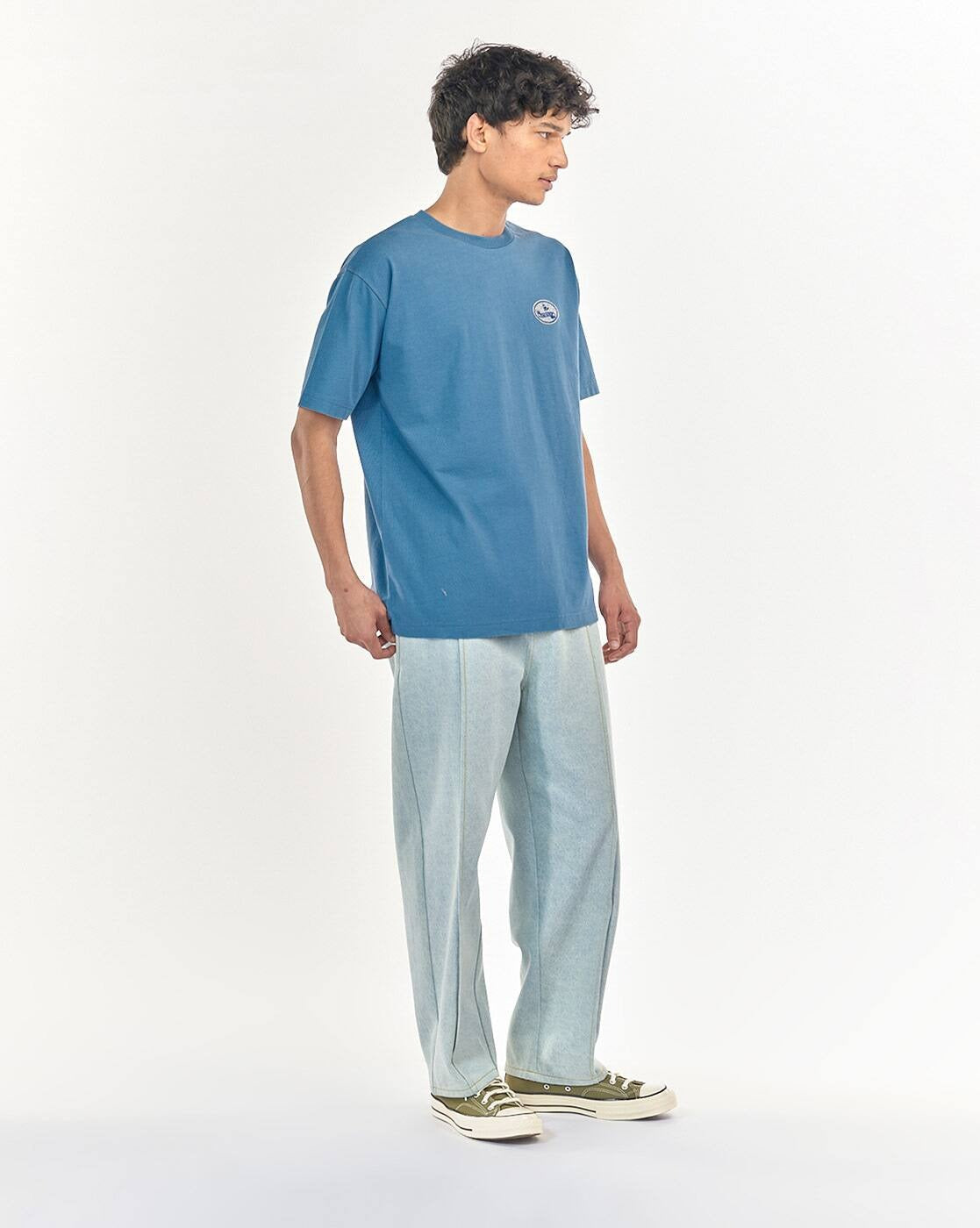 Regular Fit Crew-Neck Justin T-Shirt for Men – Minimalist Everyday Comfort