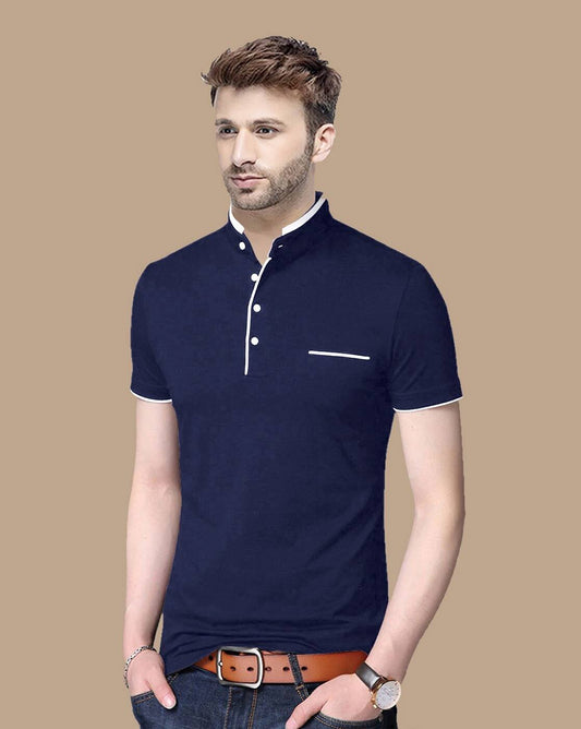 Men Regular Fit T-shirt – Classic Comfort for Everyday Wear