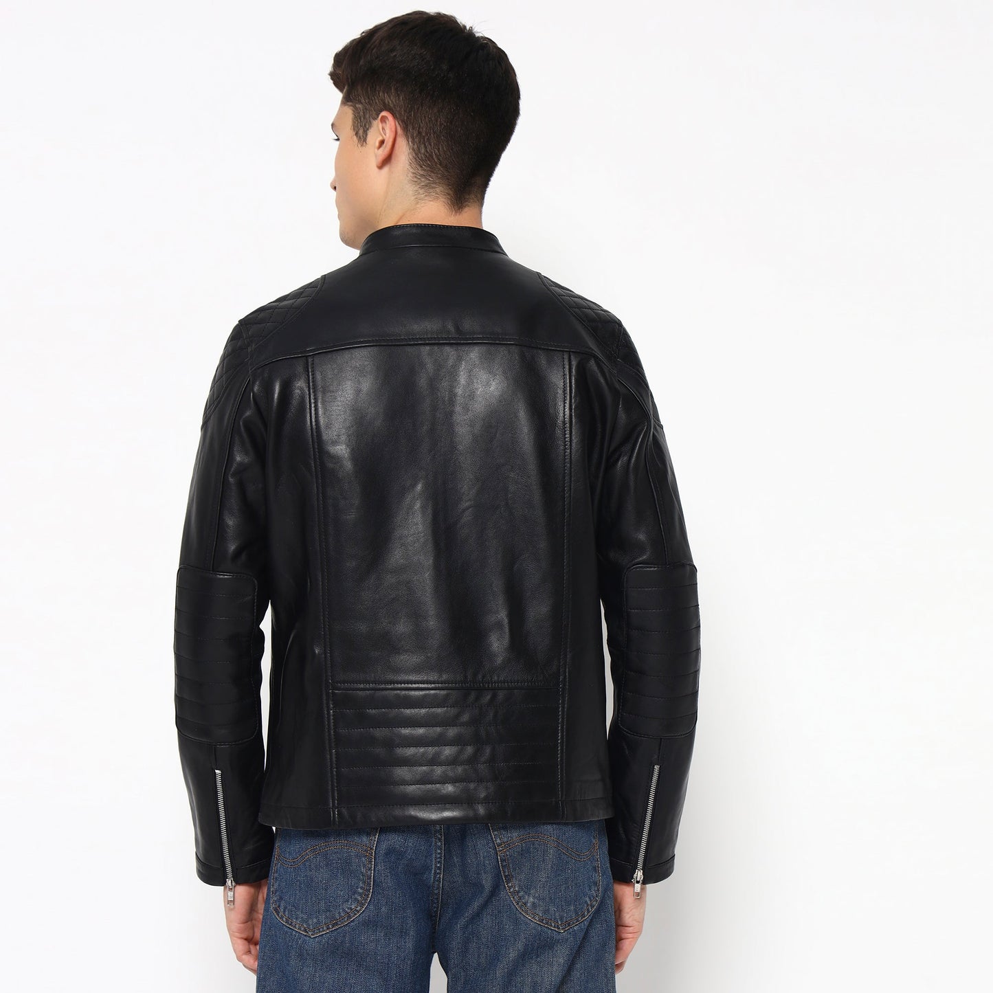 Signature Black Men's Leather Jacket