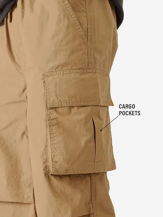Parachute Pants: Tan Brown Cargo