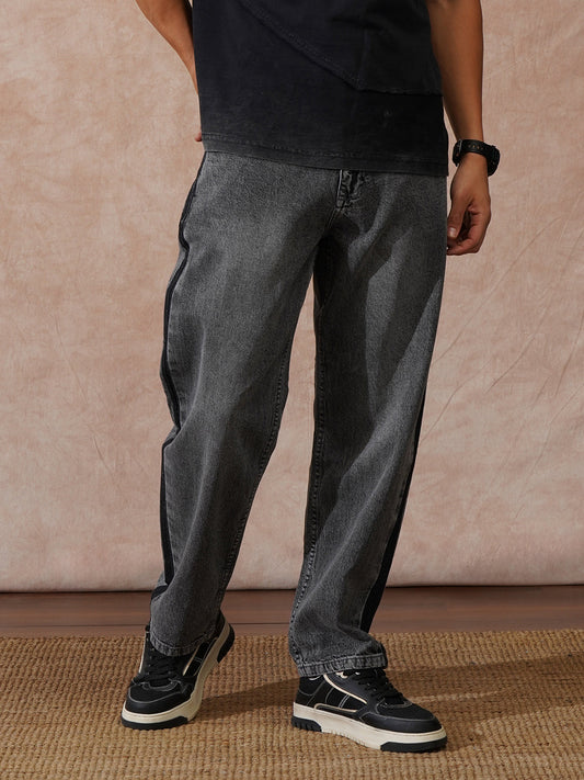 Casual Loose Fit Jeans | Grey