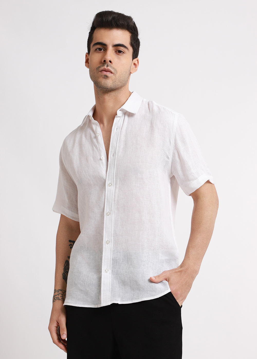 Batiste White Linen shirt