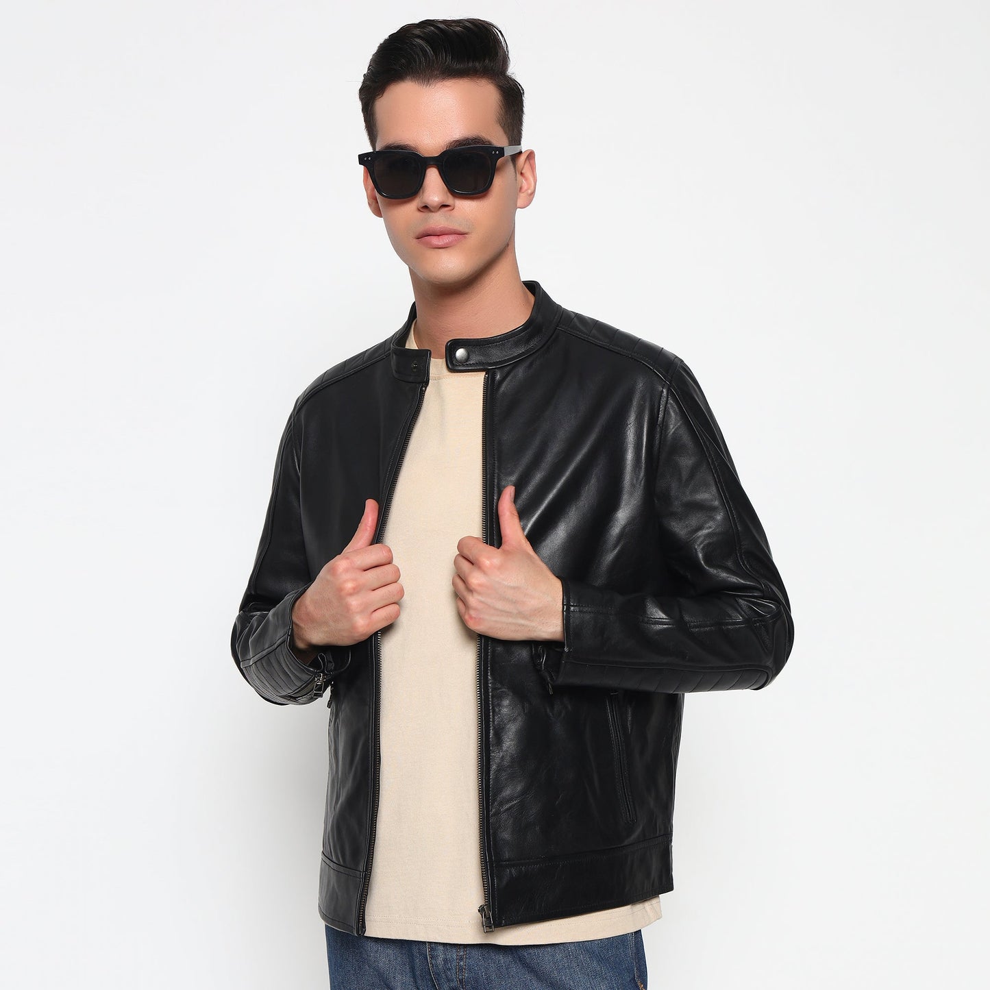 Urban Black Leather Jacket