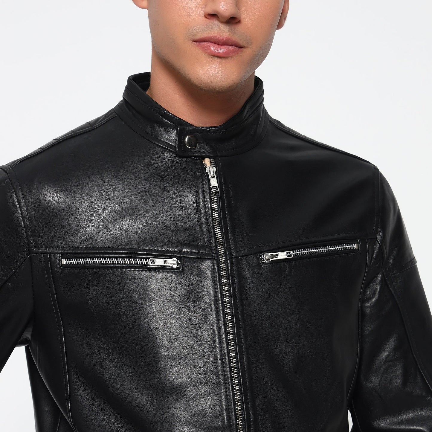 City Rider Black Leather Jacket