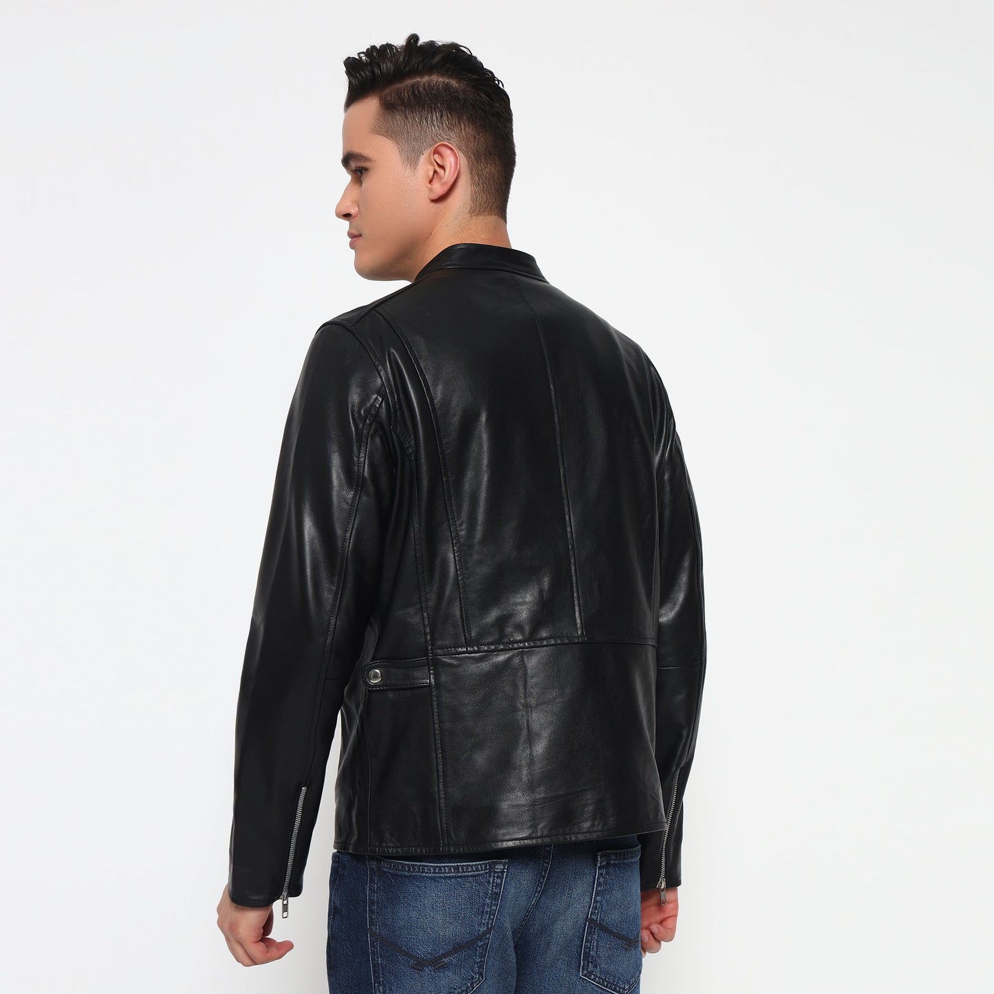 Prime Black Biker's Men Jacket