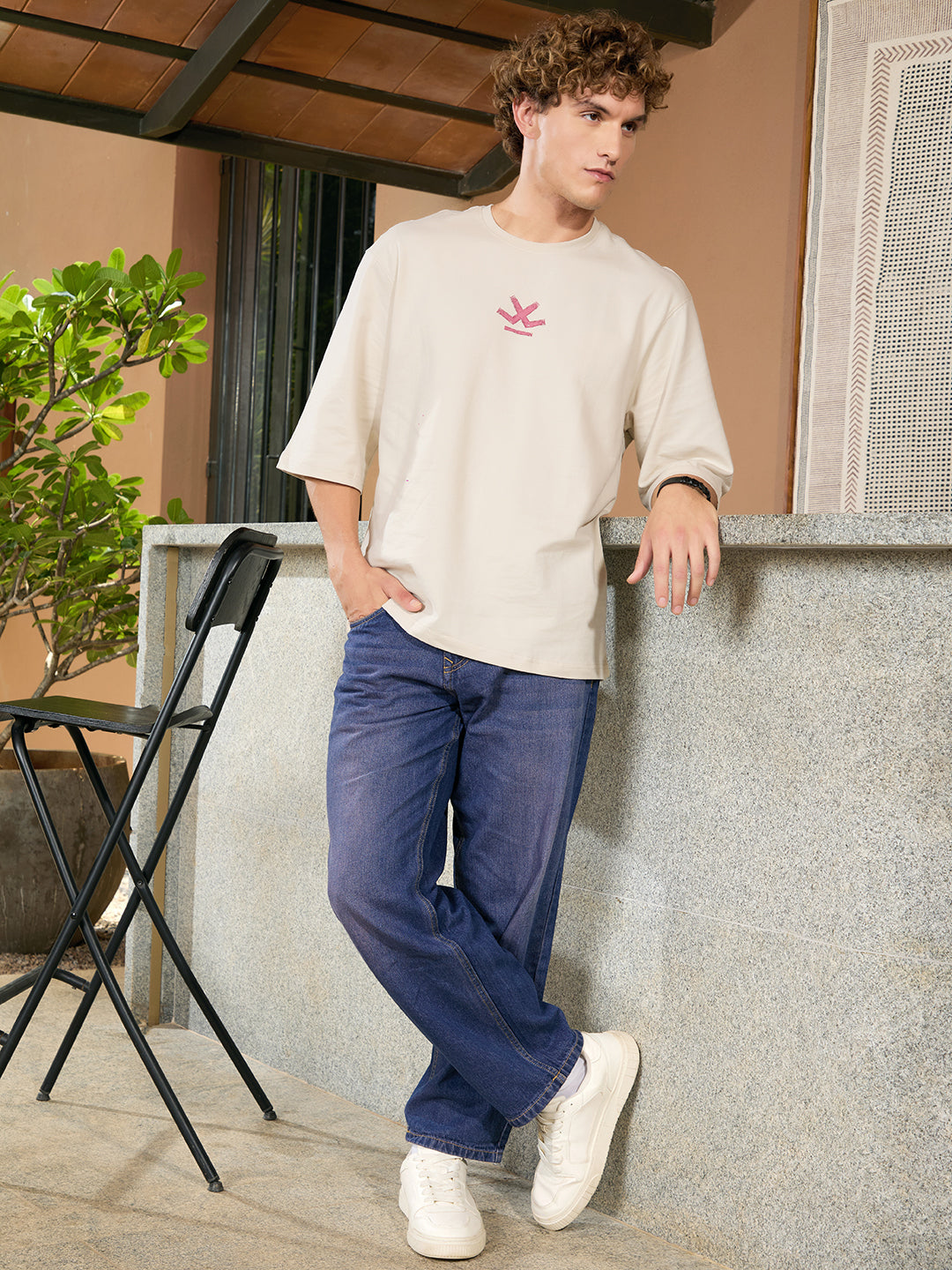 Heavy Fade Loose Fit Jeans | Blue