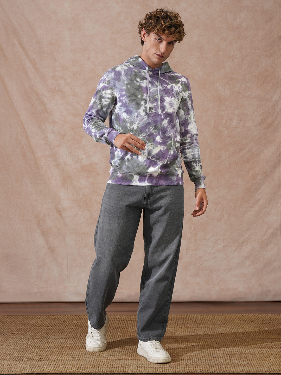 Heavy Fade Loose Fit Jeans | Light Grey