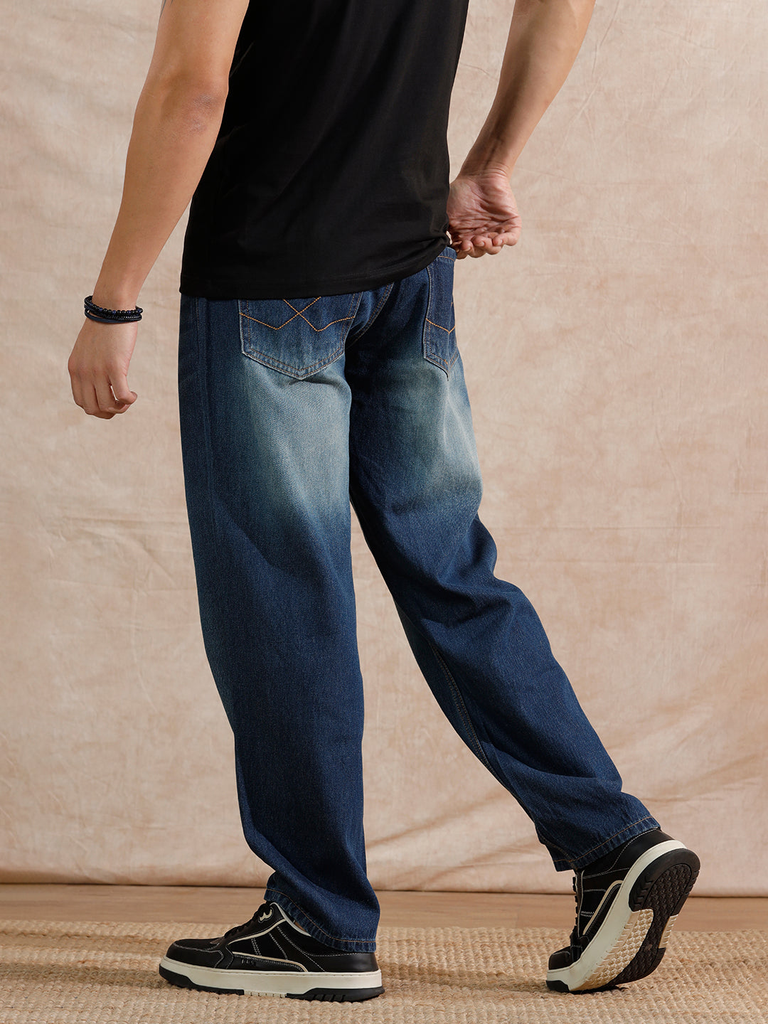 Casual Loose Fit Jeans | Darkstone