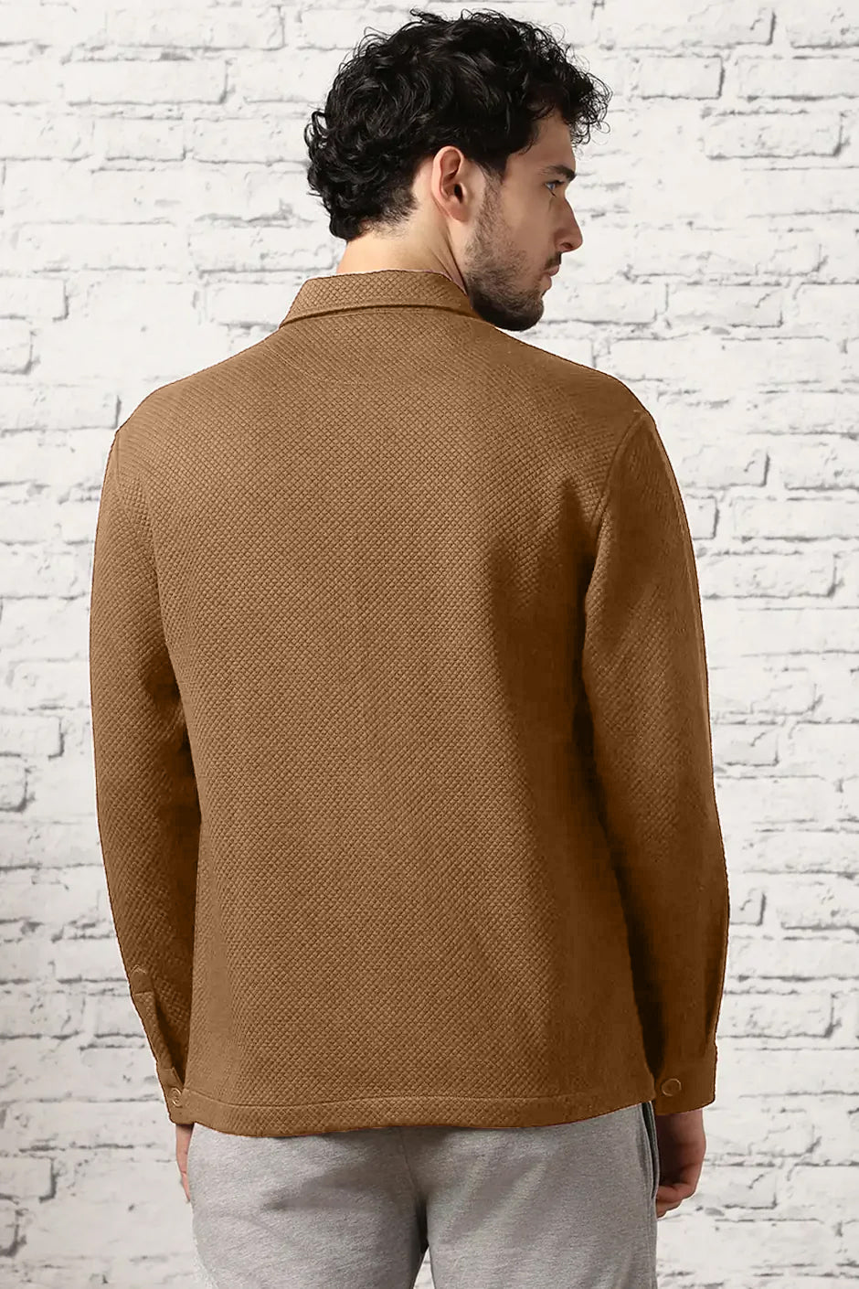 Oversized Textured Shackets