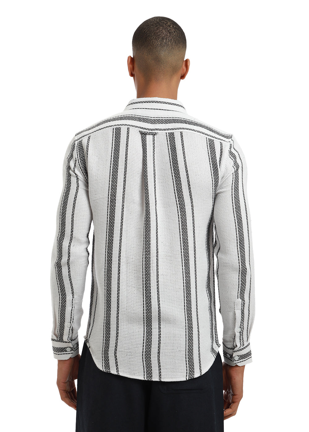 Aspect Stripe White Shirt