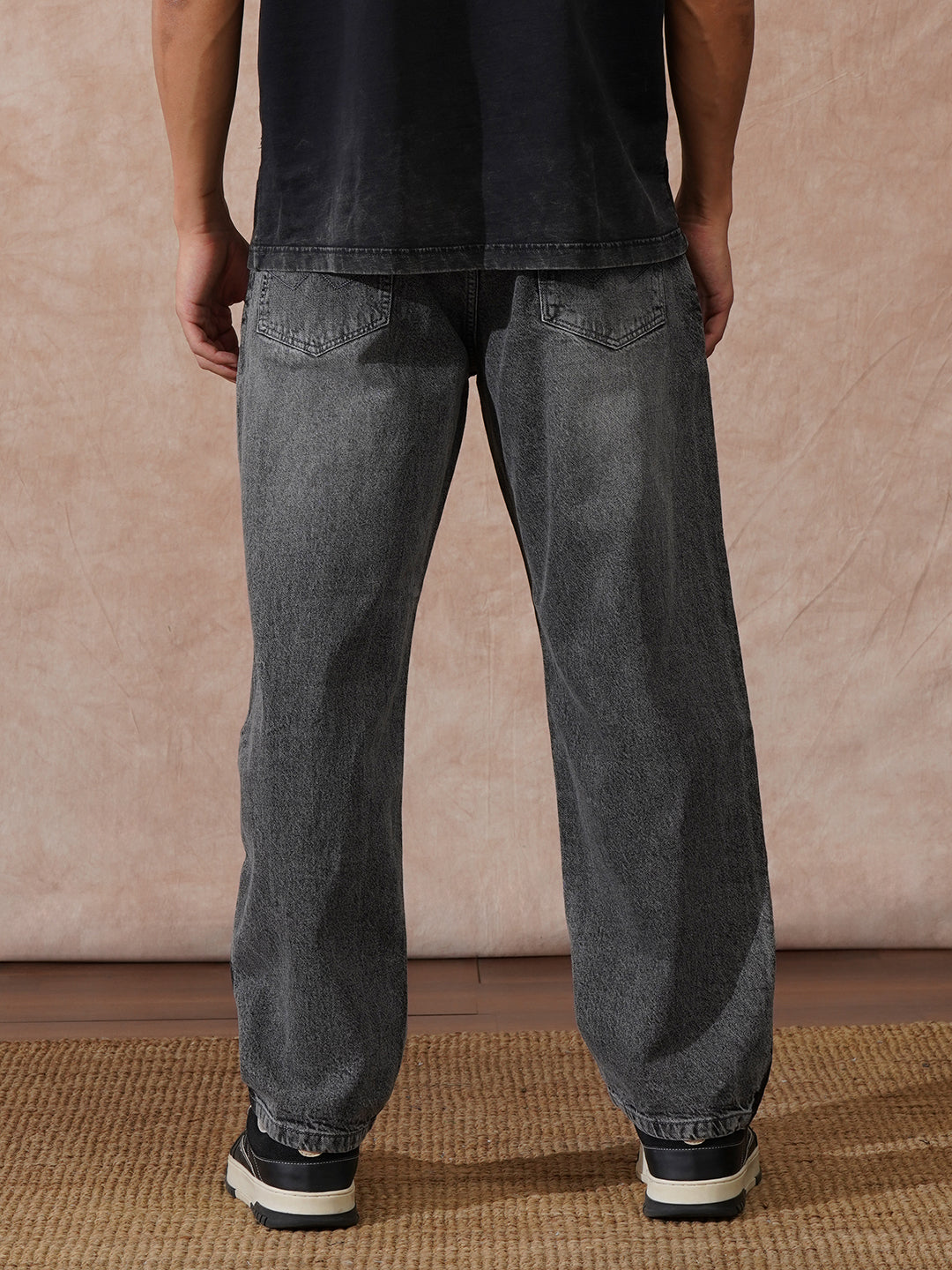 Casual Loose Fit Jeans | Grey