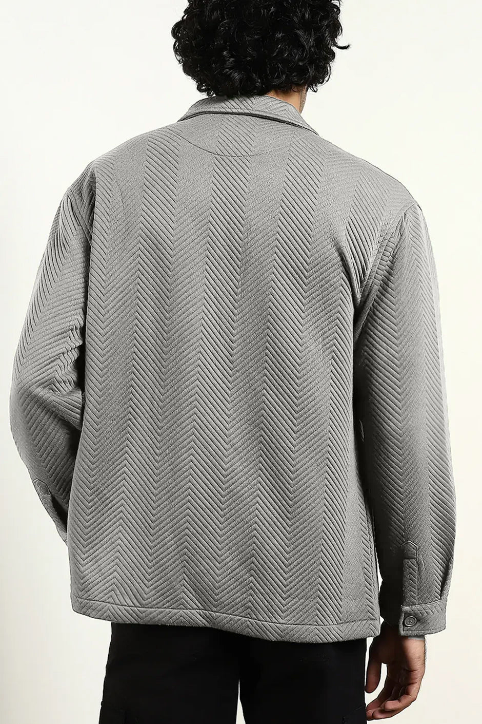 Oversized Textured Shackets