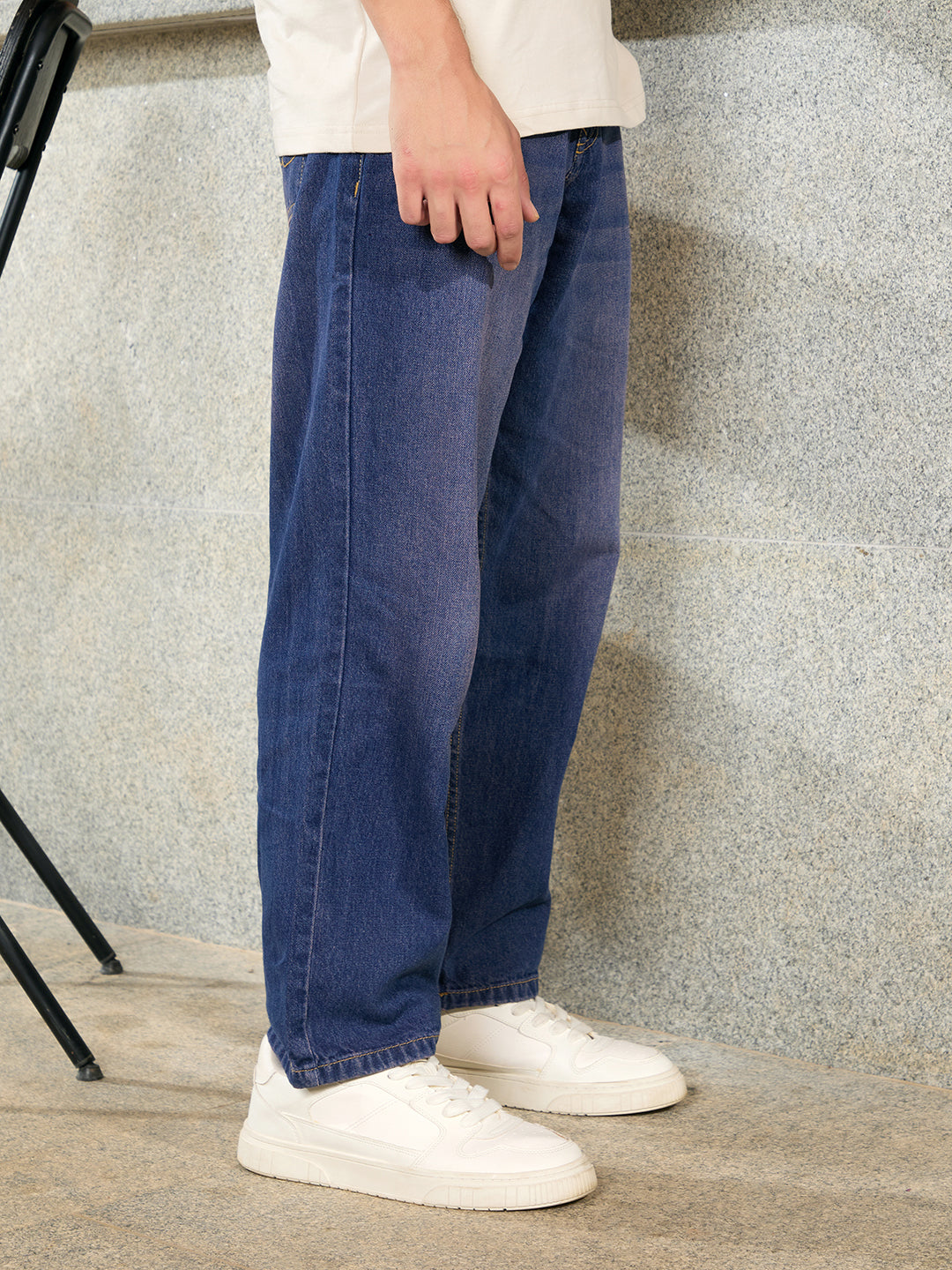 Heavy Fade Loose Fit Jeans | Blue