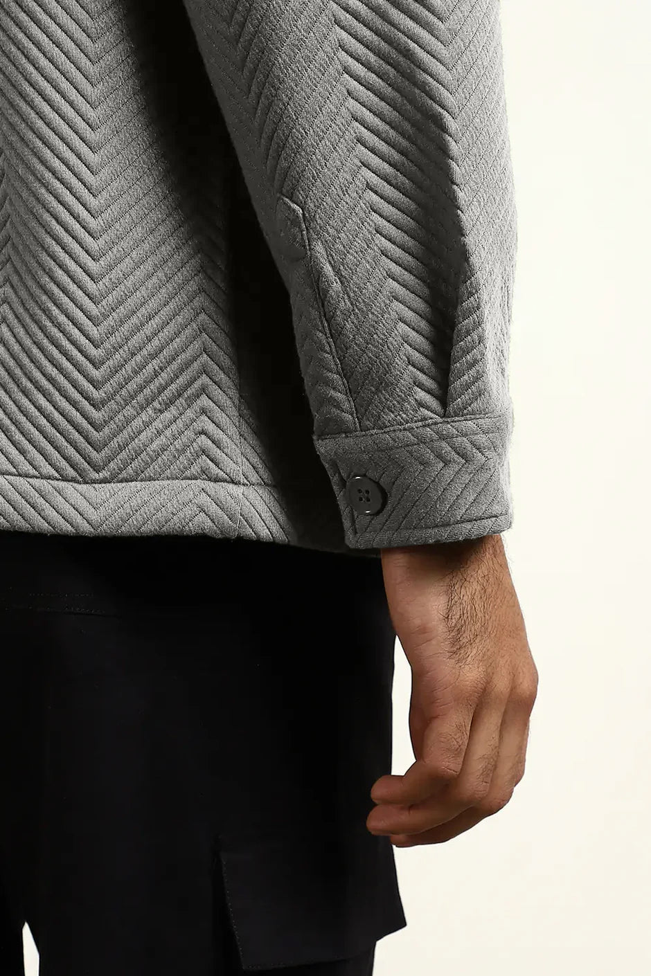 Oversized Textured Shackets