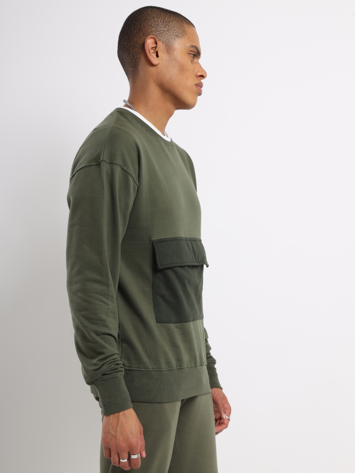 Utility Pocket Sweatshirt