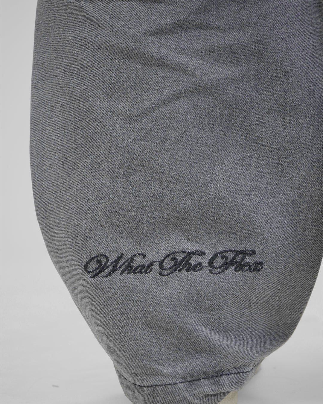 Ash Grey Baggy Denim Jeans