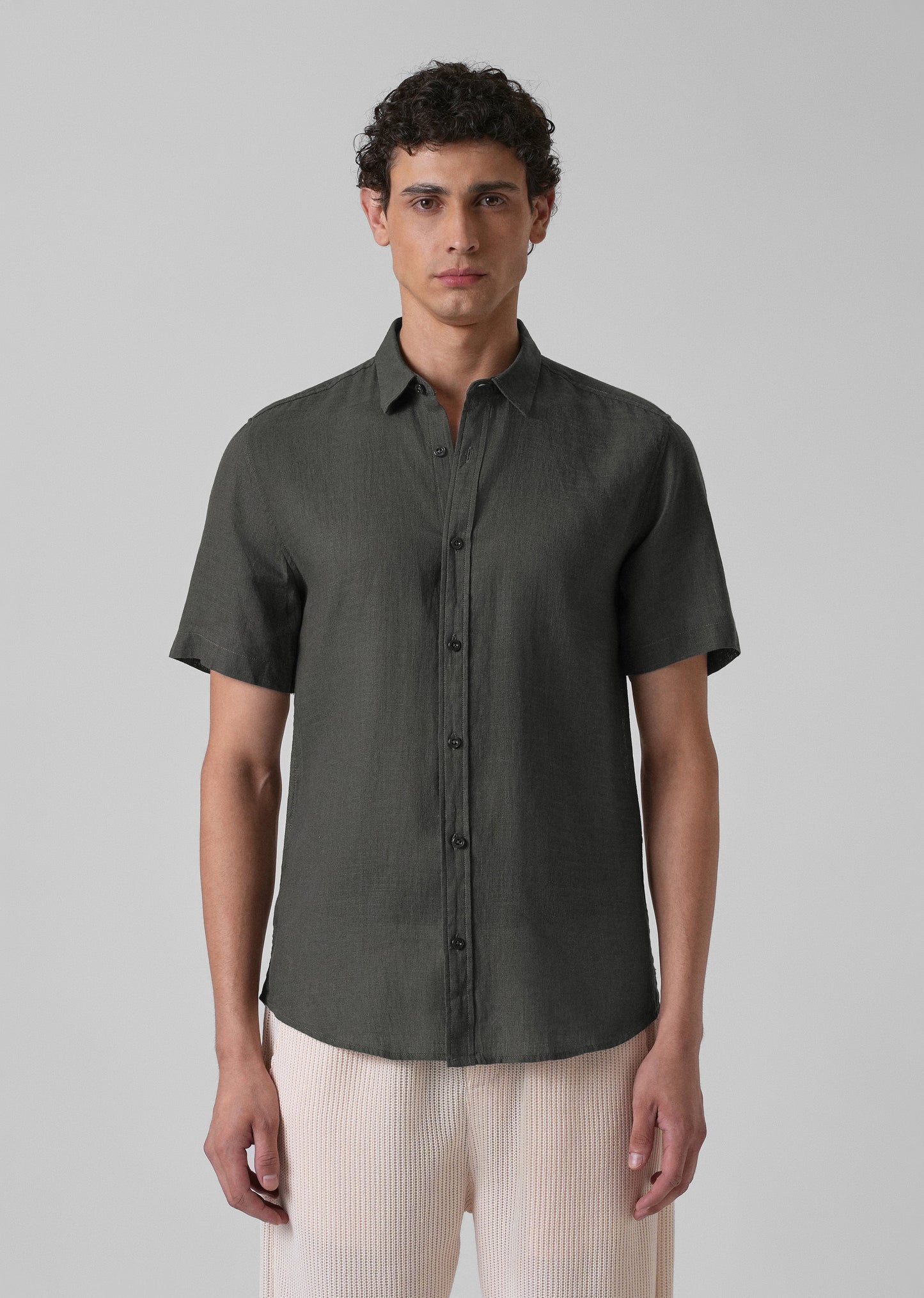 Batiste Gray Linen shirt