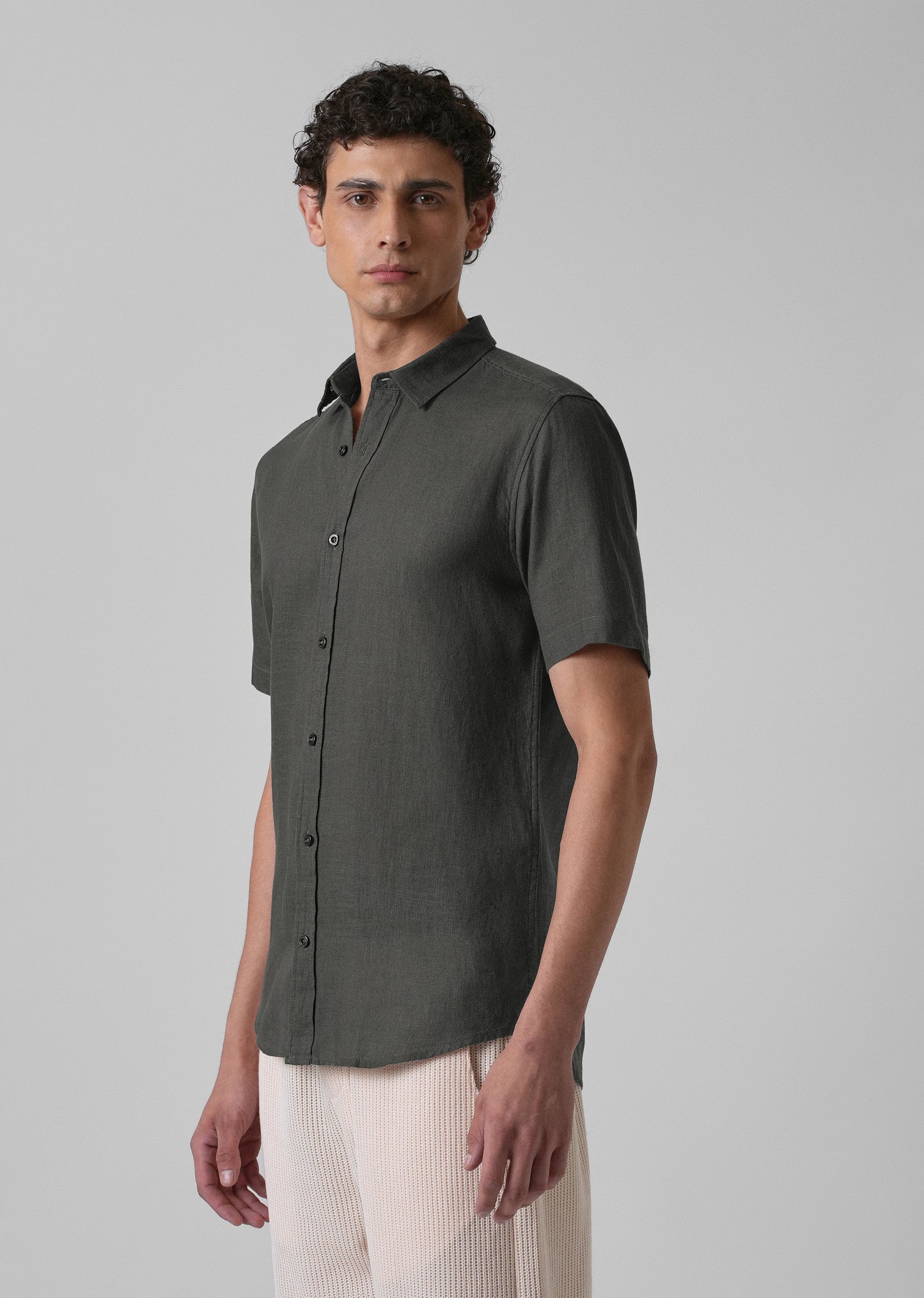 Batiste Gray Linen shirt