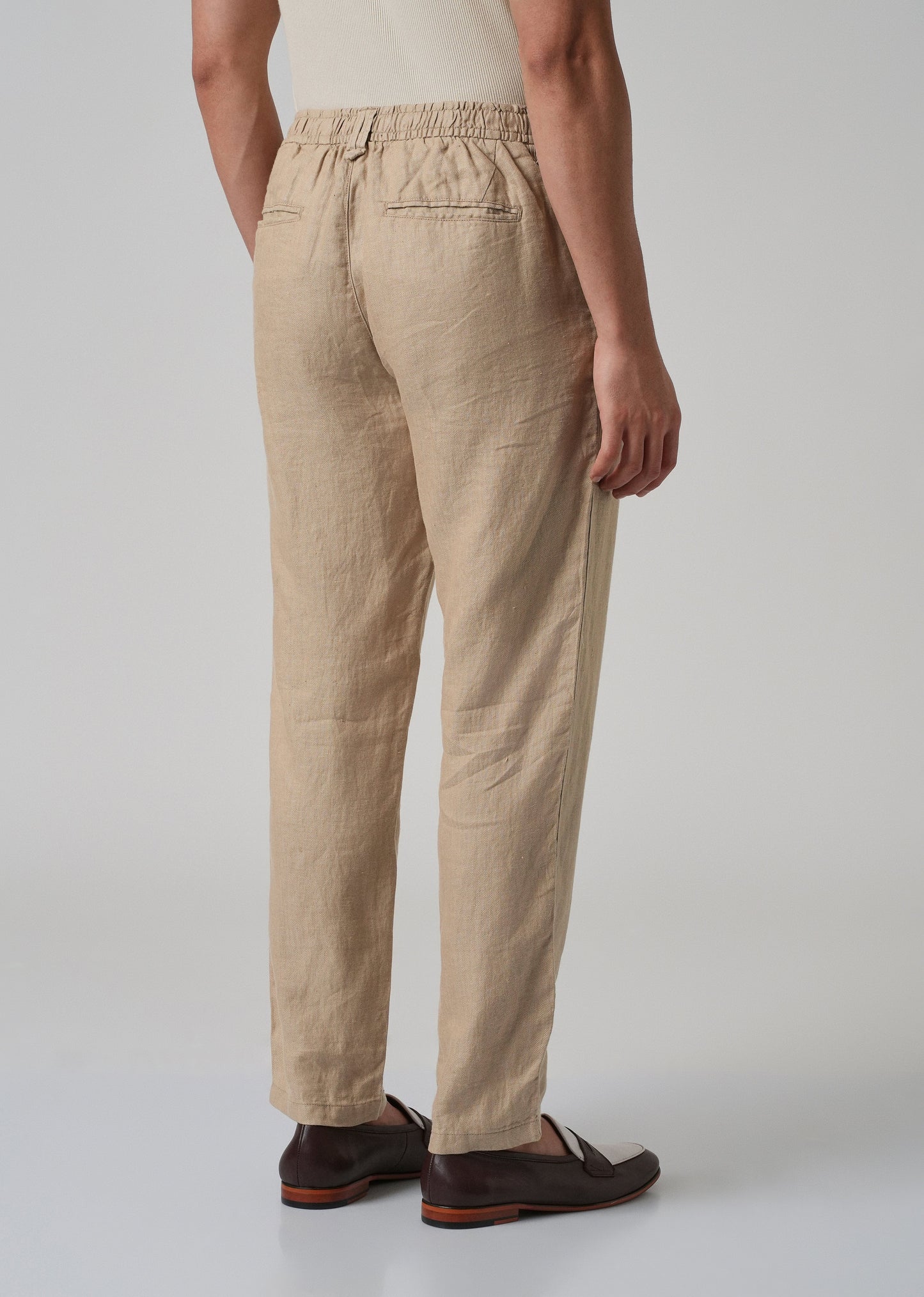 Bisque Cream Linen Pant