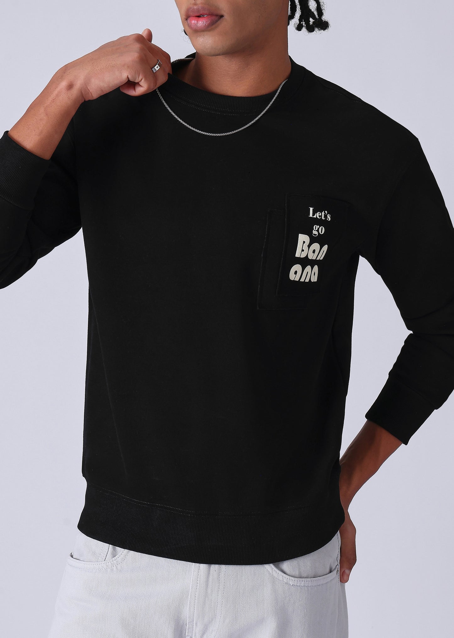 Black Patch Sweatshirt