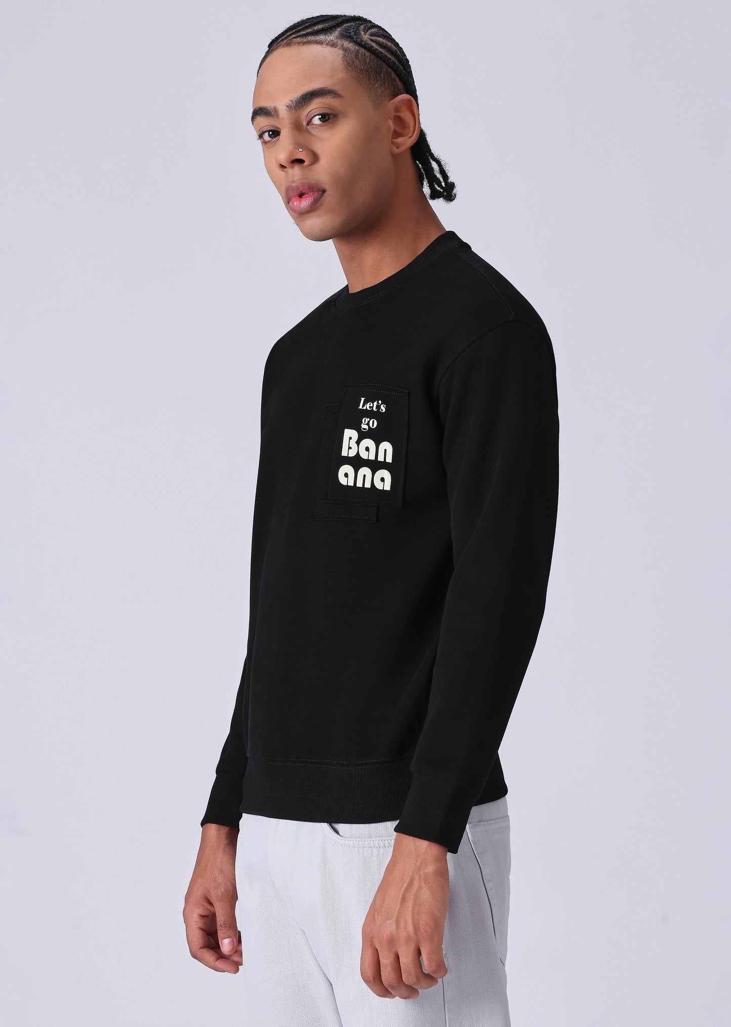 Black Patch Sweatshirt