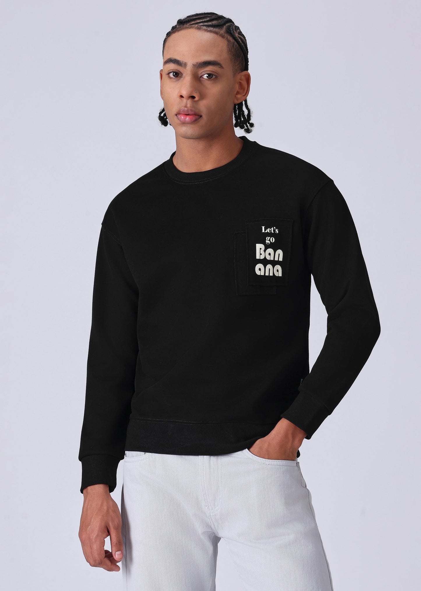 Black Patch Sweatshirt