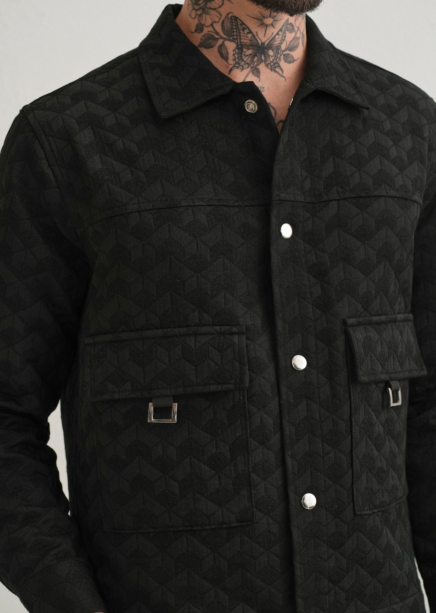 Black Utility Shacket