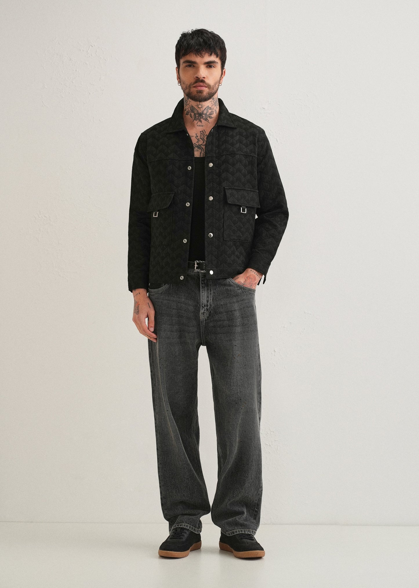 Black Utility Shacket