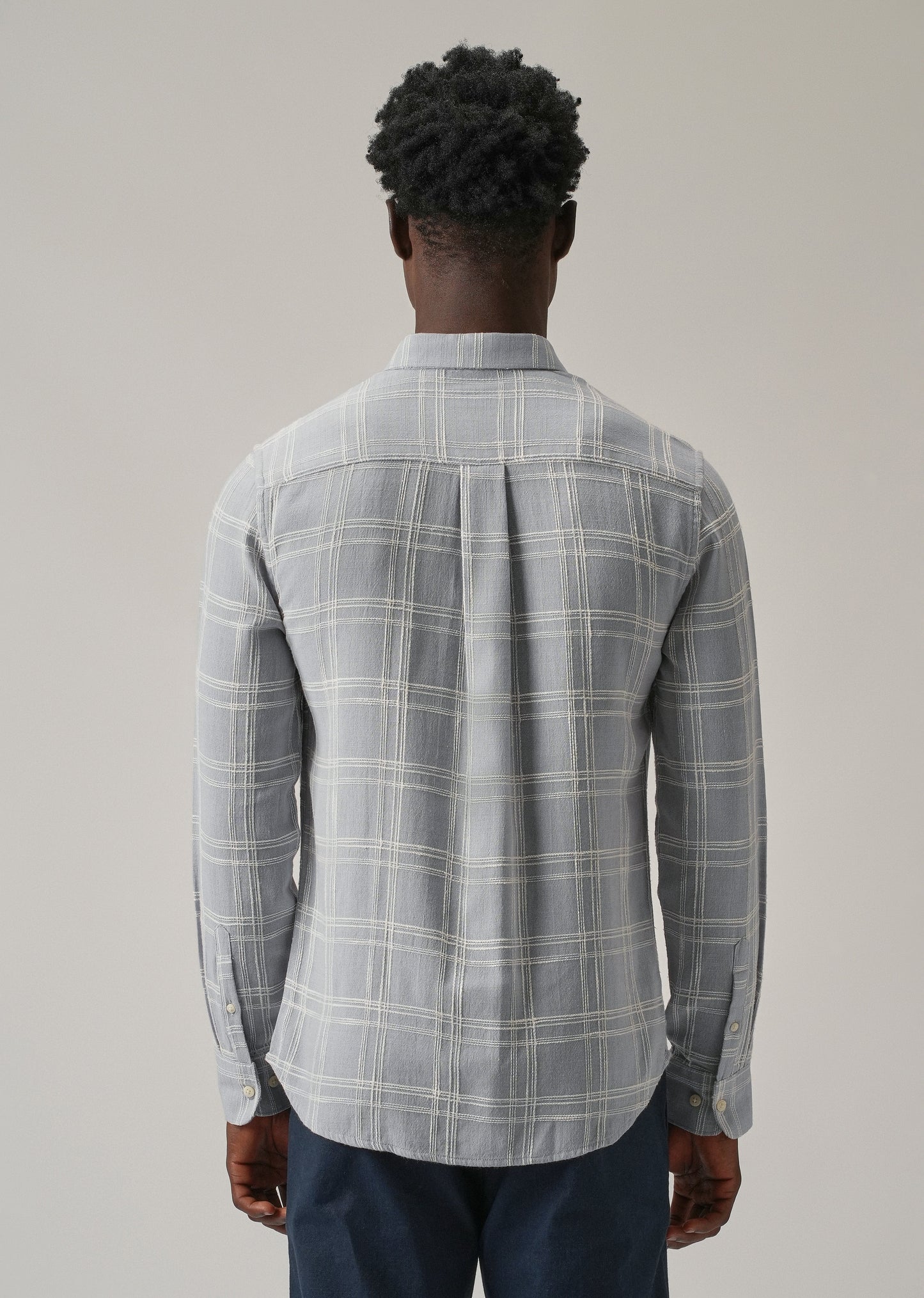 Blue Chenille Check Shirt