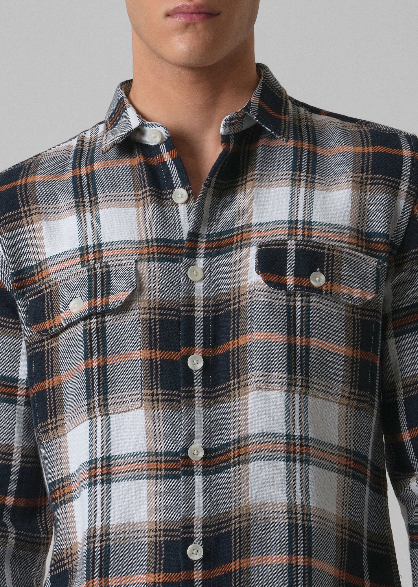 Classic Brushed Cotton Check Shirt