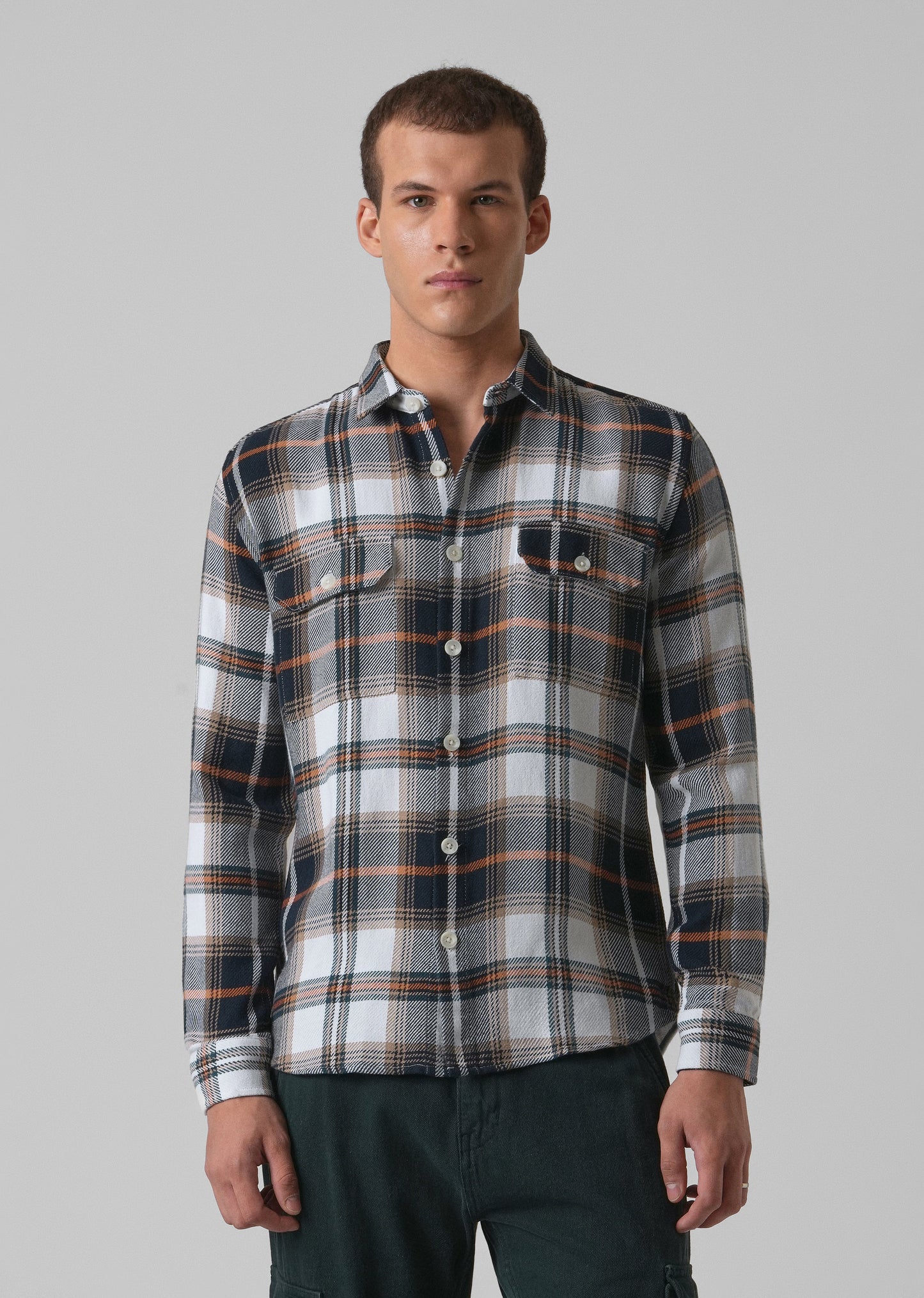 Classic Brushed Cotton Check Shirt