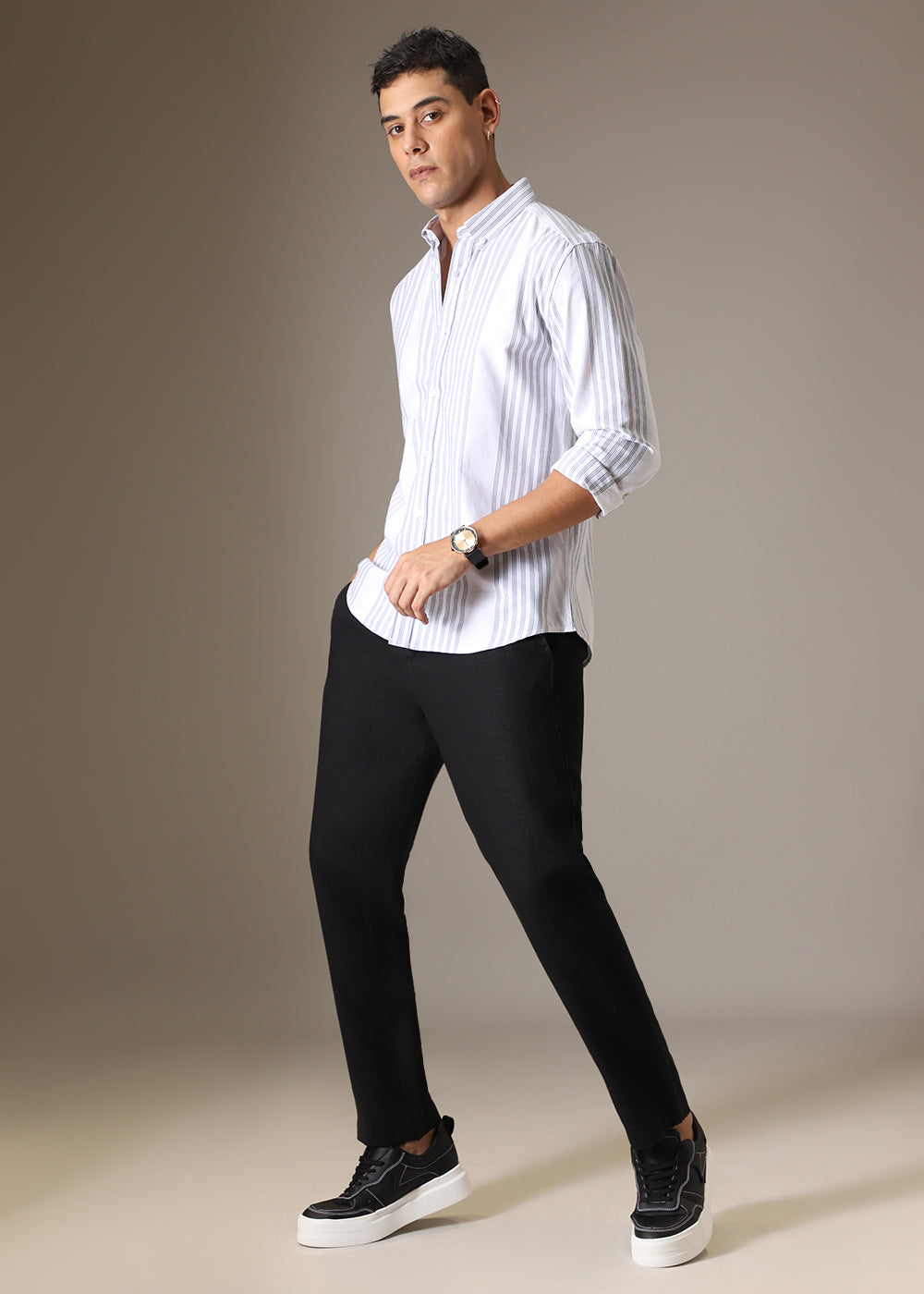 Cosmic Black Linen Pant