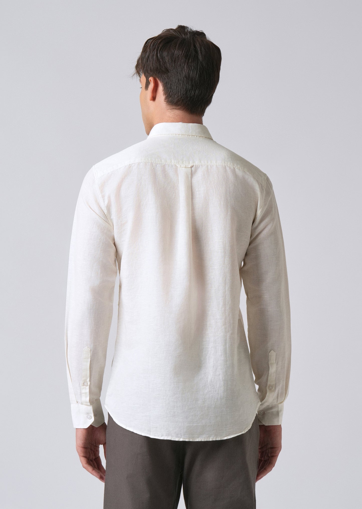 Cream Linen Shirt