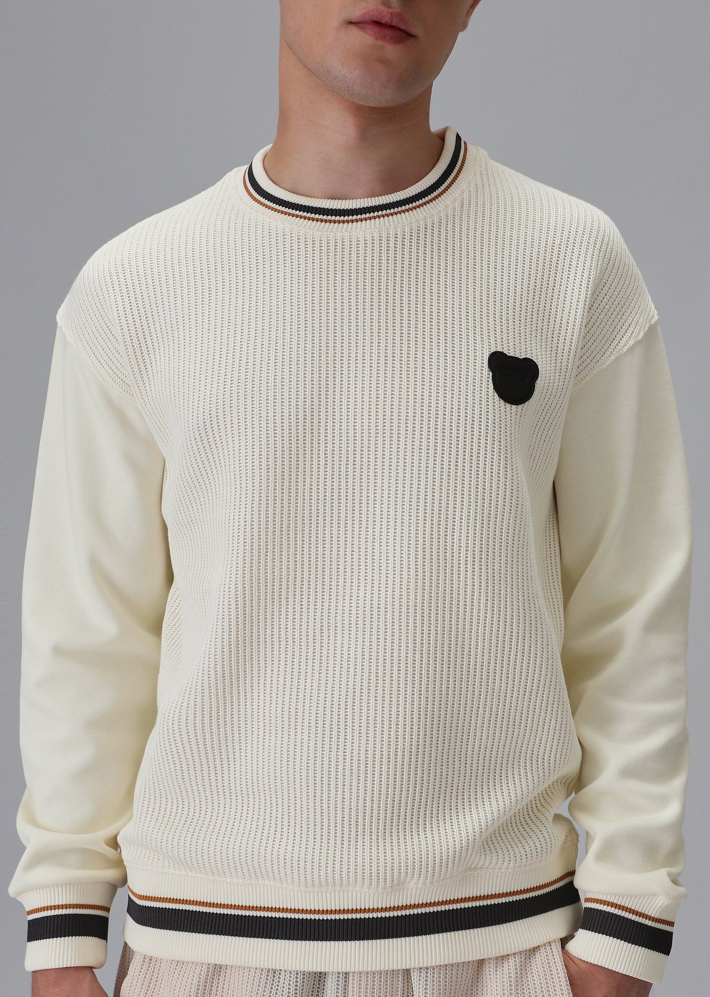 Cream Knitted Pullover
