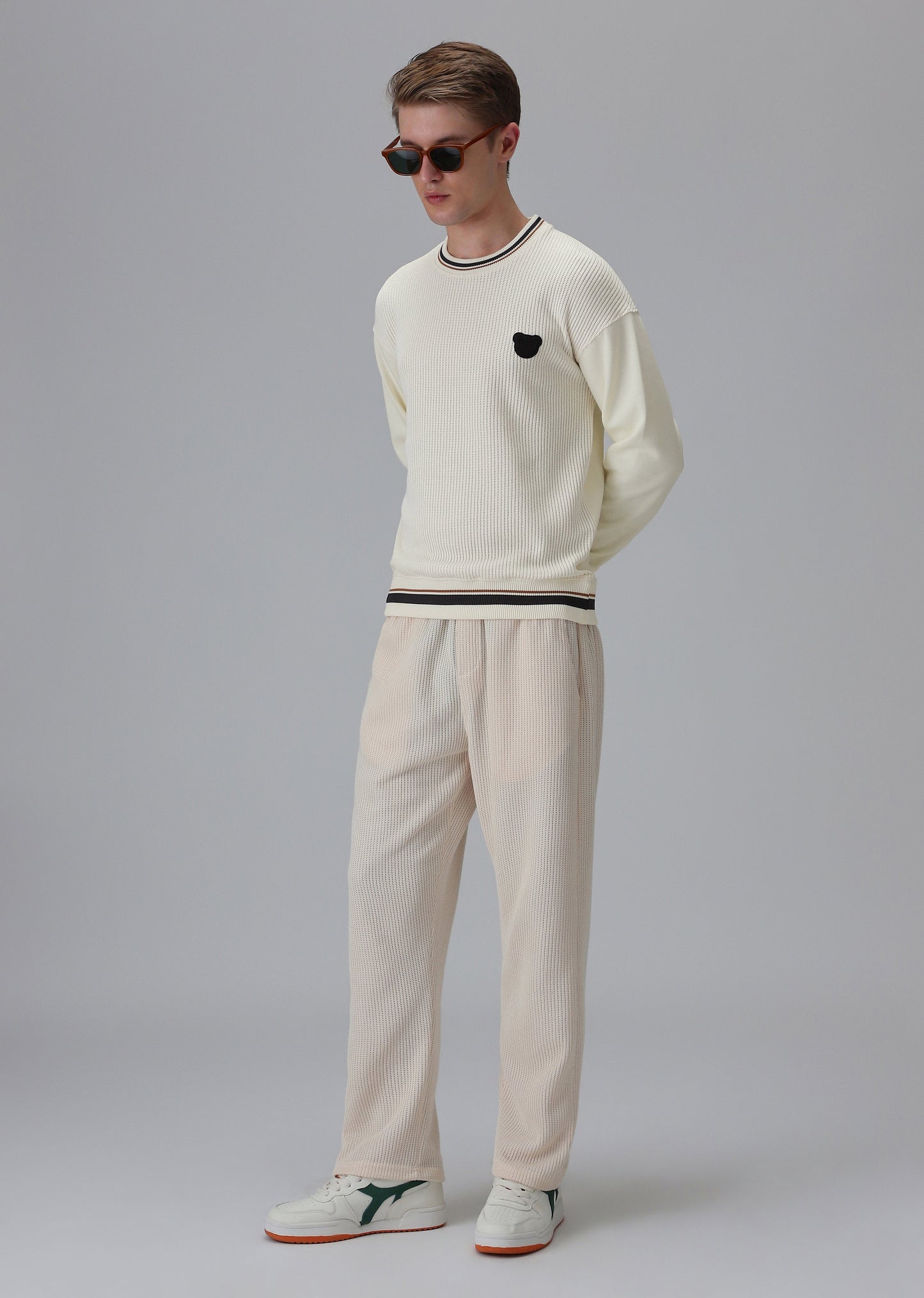 Cream Knitted Pullover