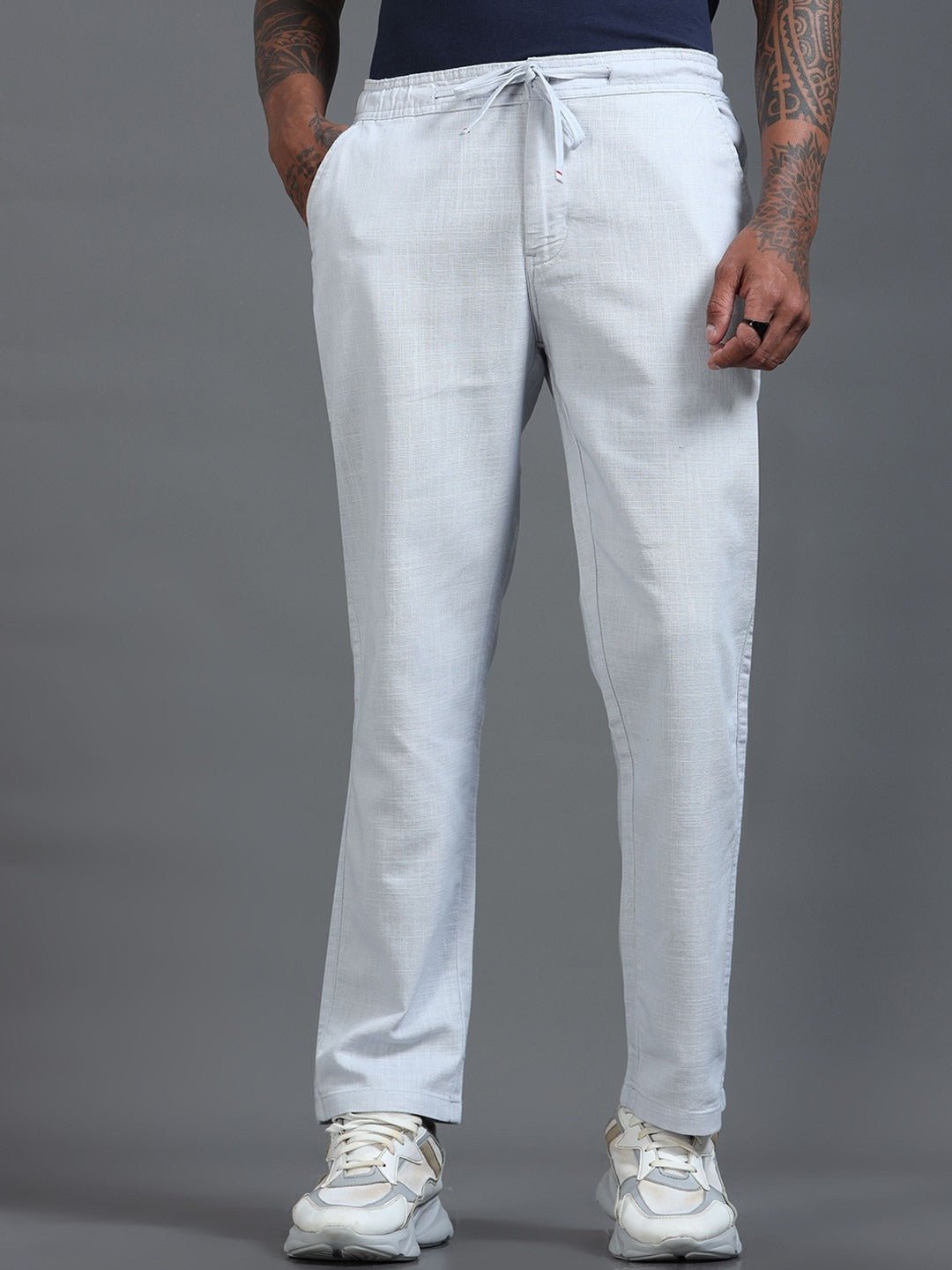 PACK OF 2 Cool Tones, Classic Comfort (WHITE, GREY)