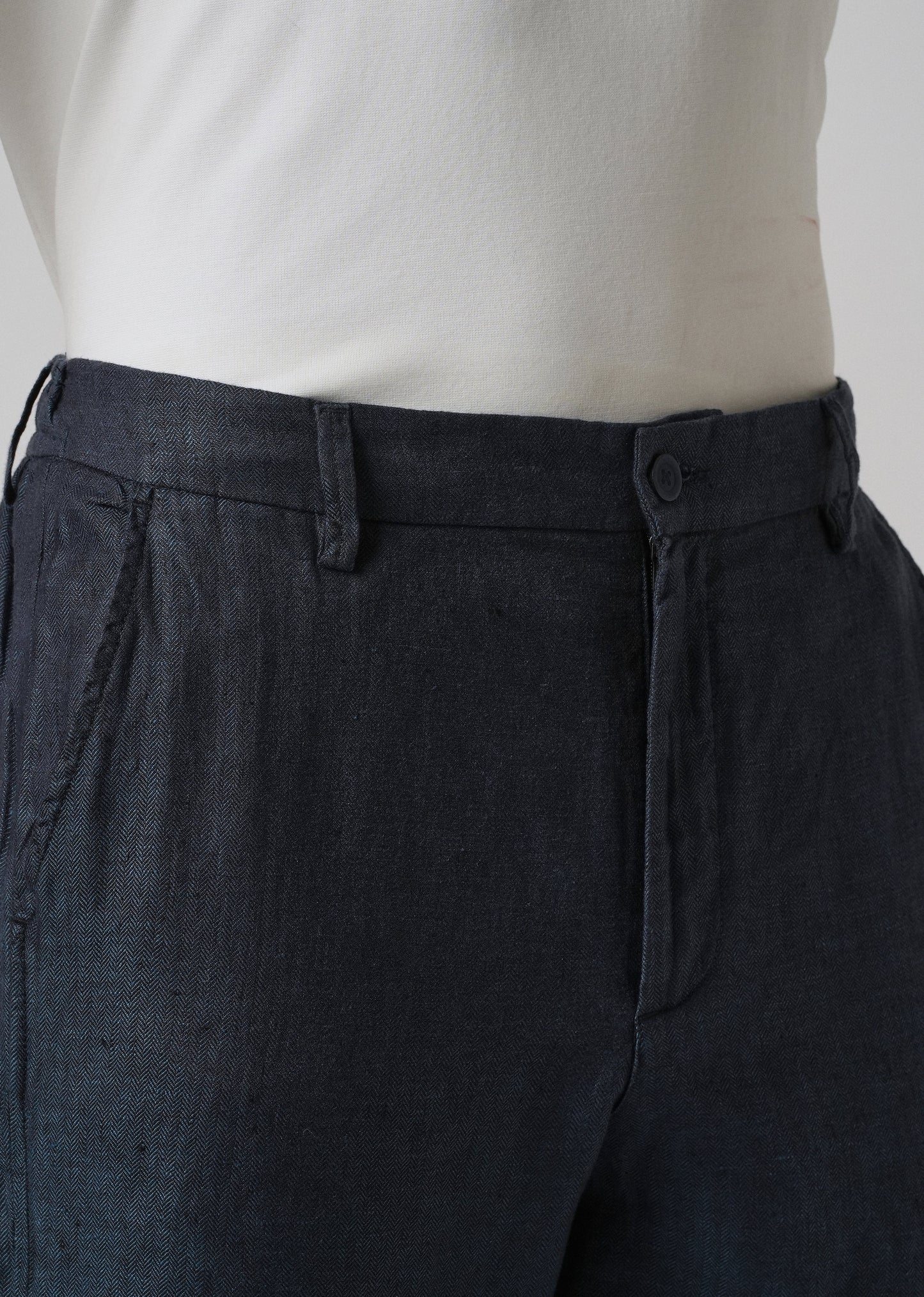 Deep Blue Linen Pant