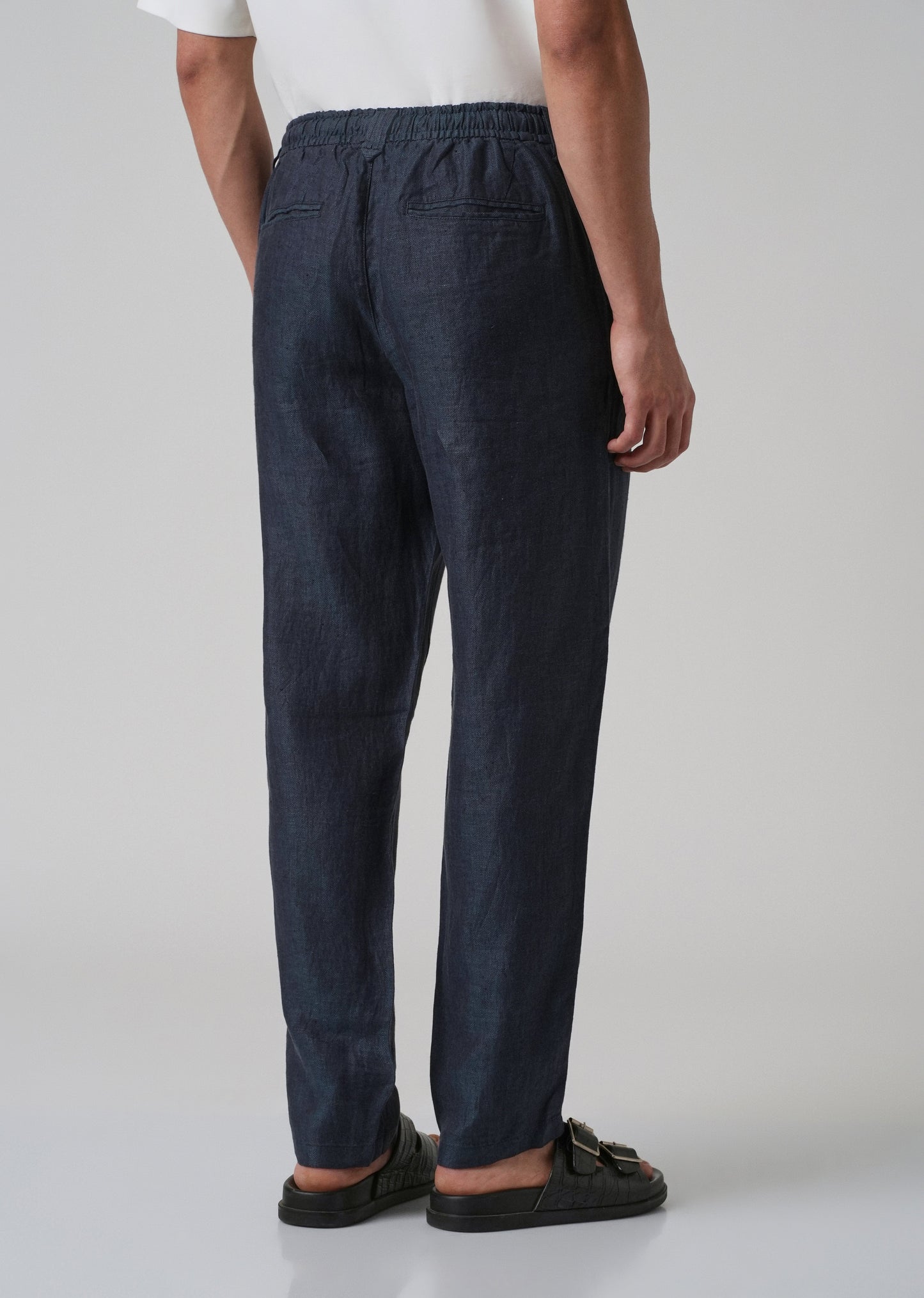 Deep Blue Linen Pant