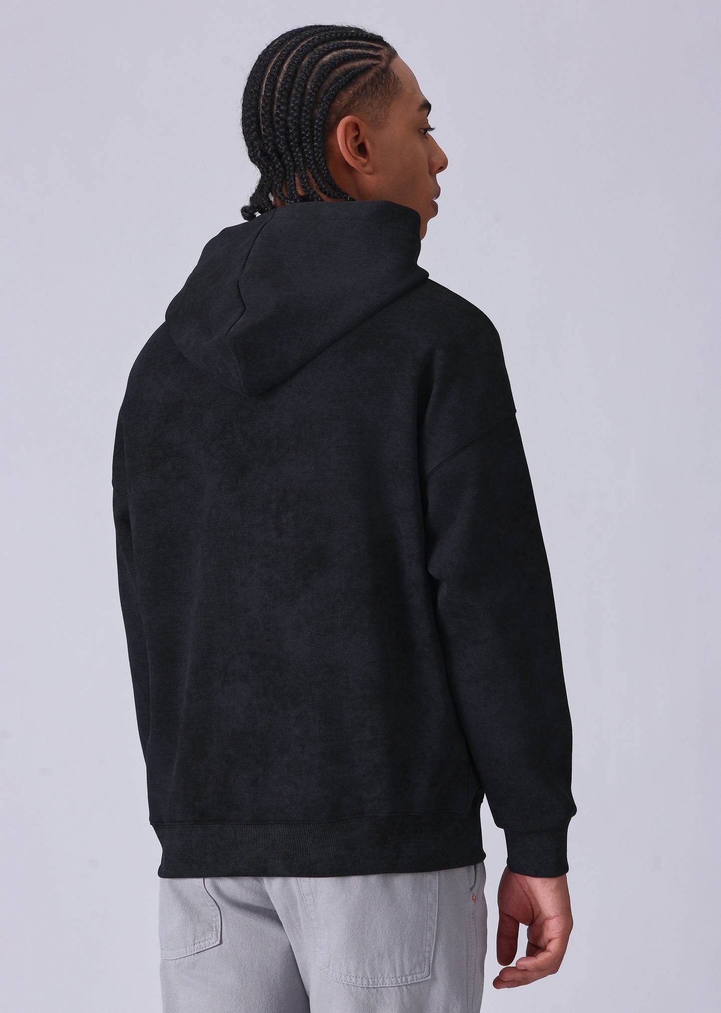Dual Shade Black Hoodie