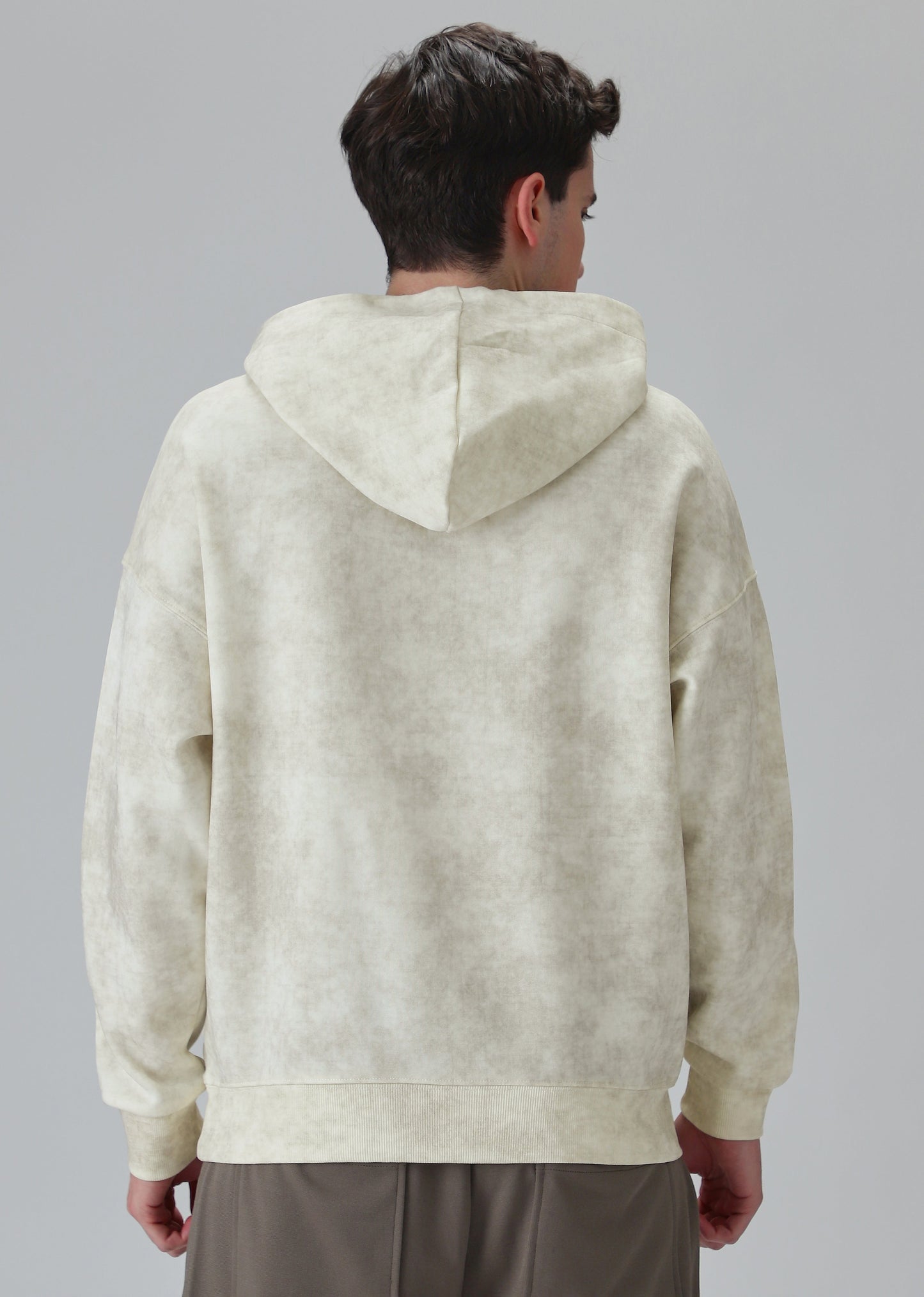 Dual Shade Cream Hoodie