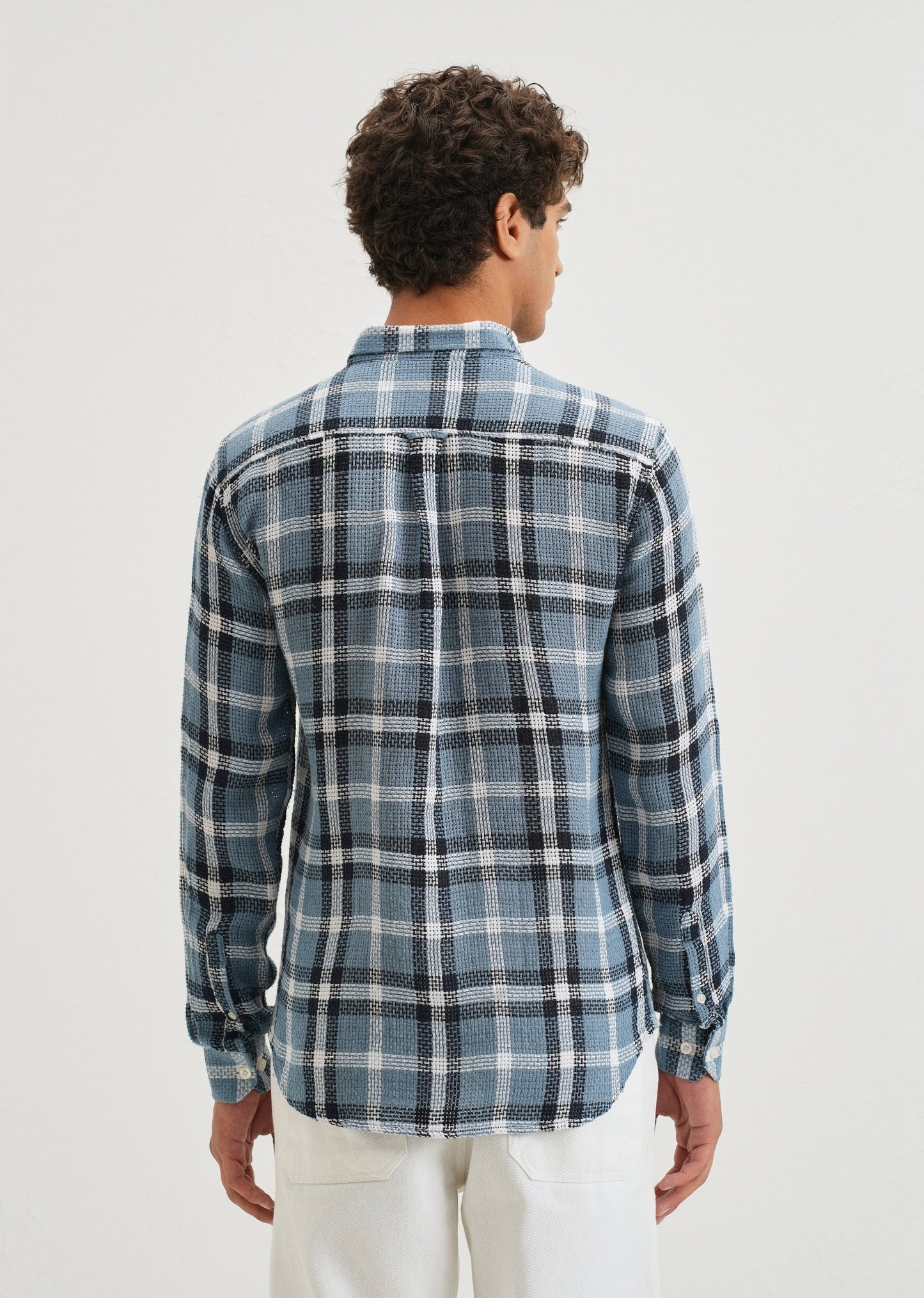 Dulet Blue Check Shirt