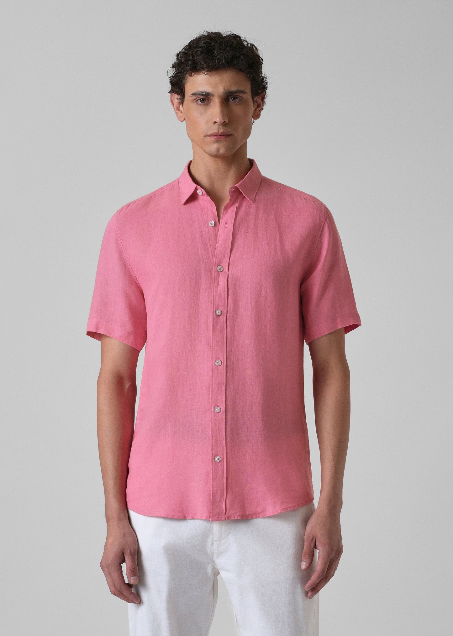 Fandango Pink Linen Shirt