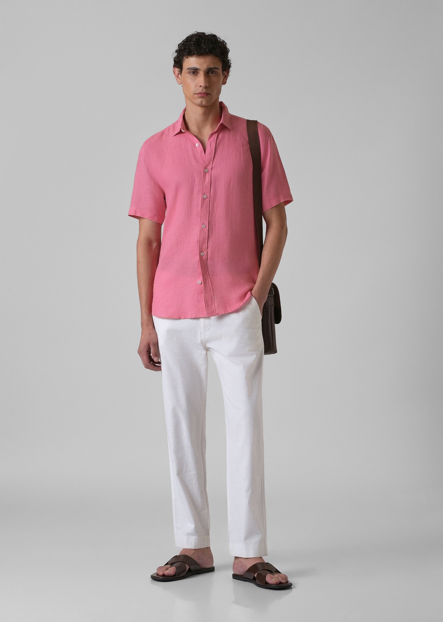 Fandango Pink Linen Shirt