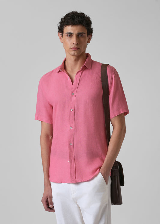 Fandango Pink Linen Shirt