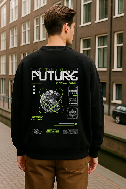 Future space Tour Oversized Sweatshirt