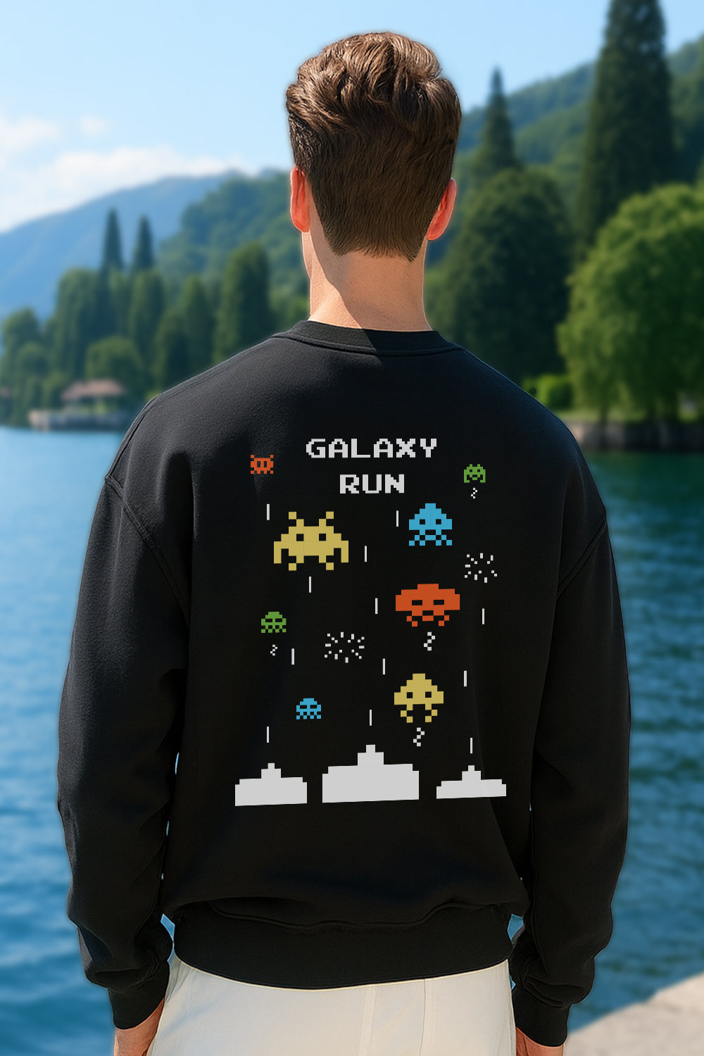 Galaxy Run Oversized Sweatshirt
