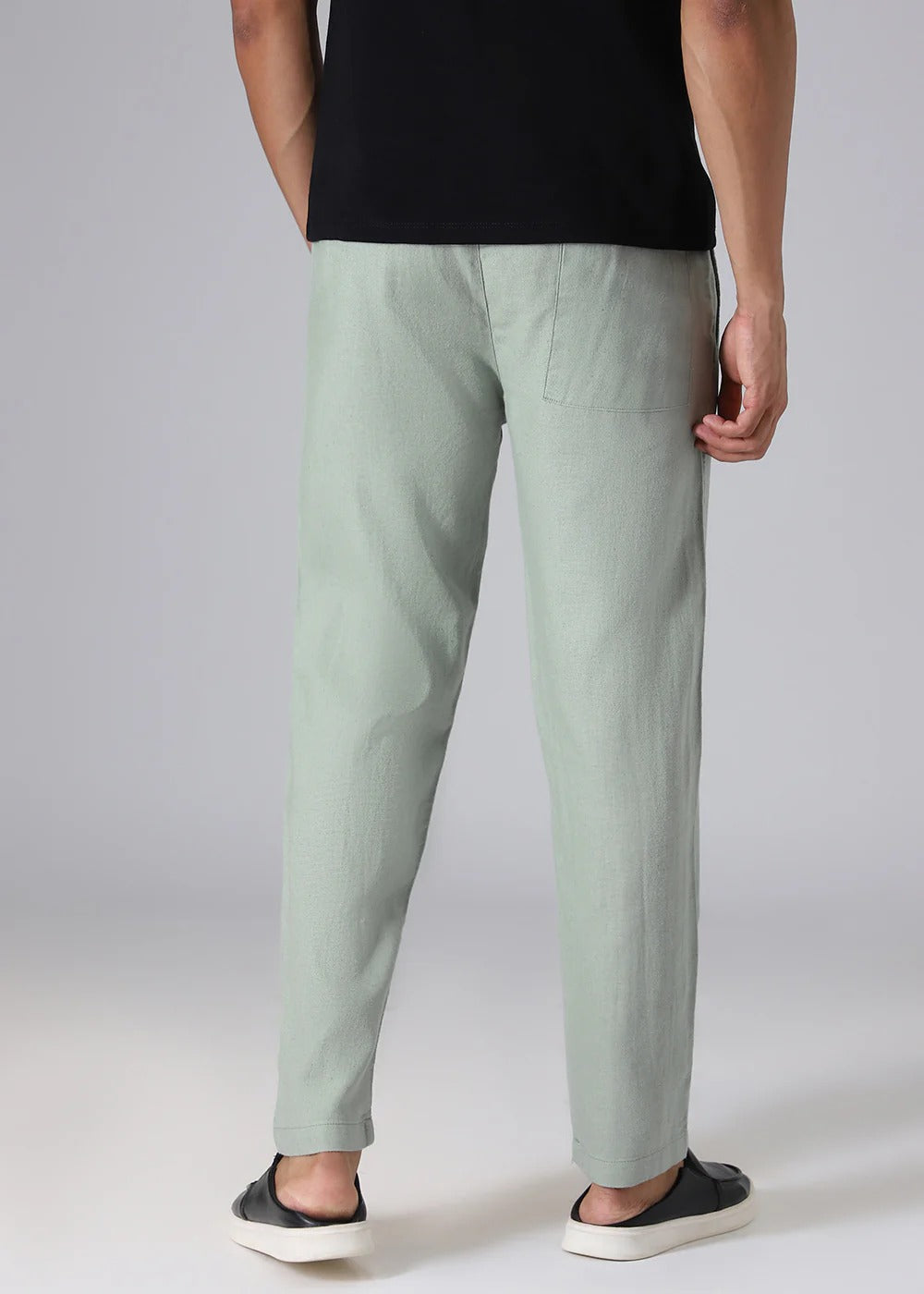 Pack of 2 Premium Linen Pants – Blue & Green