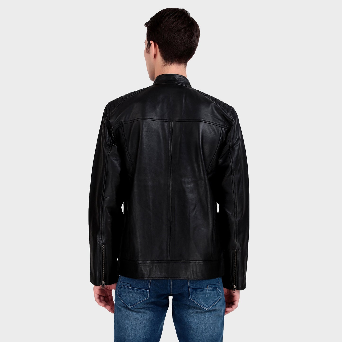 Heritage Classic Black Leather Jacket