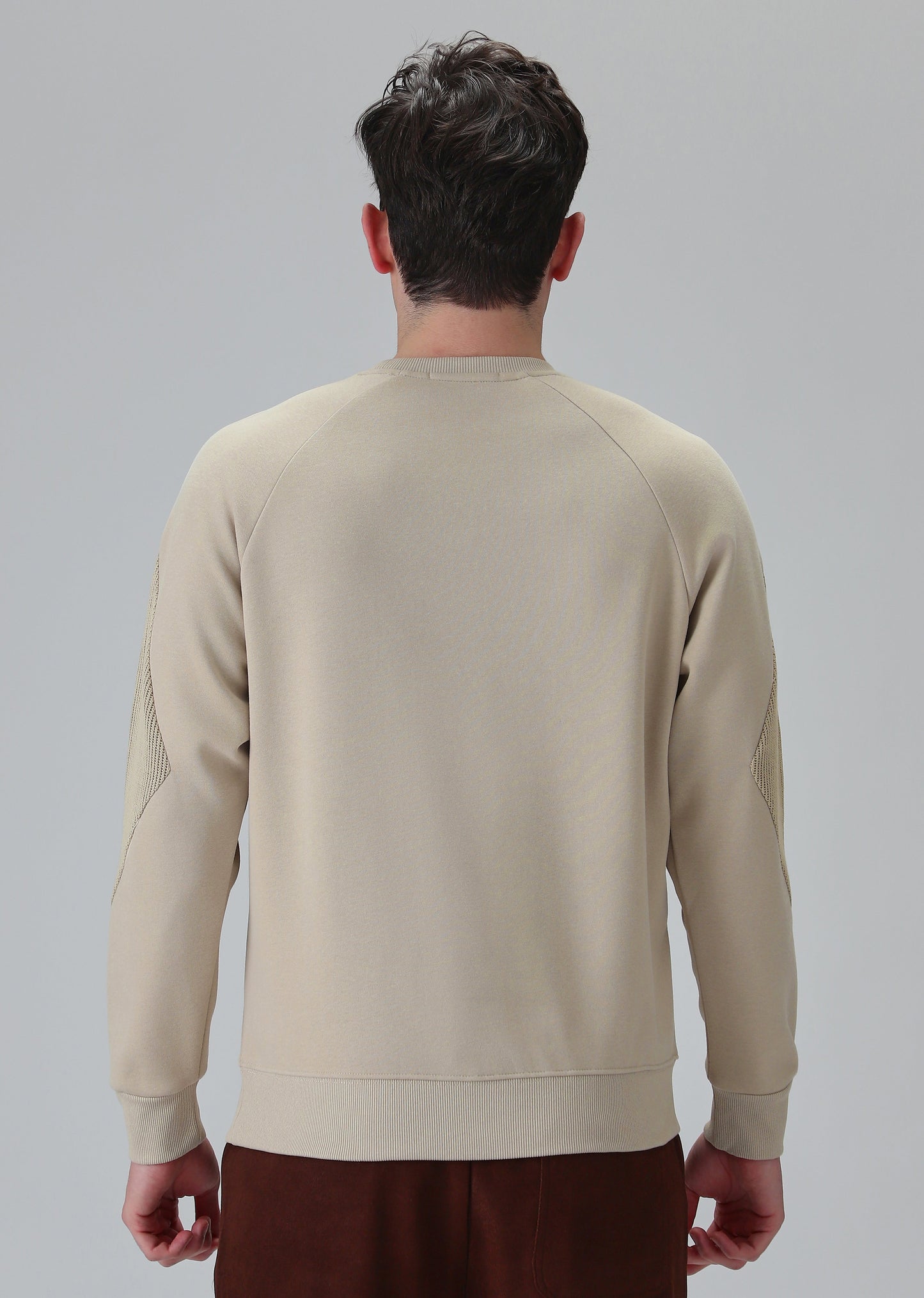 Knit Cut and Sew Cream Sweatshirt
